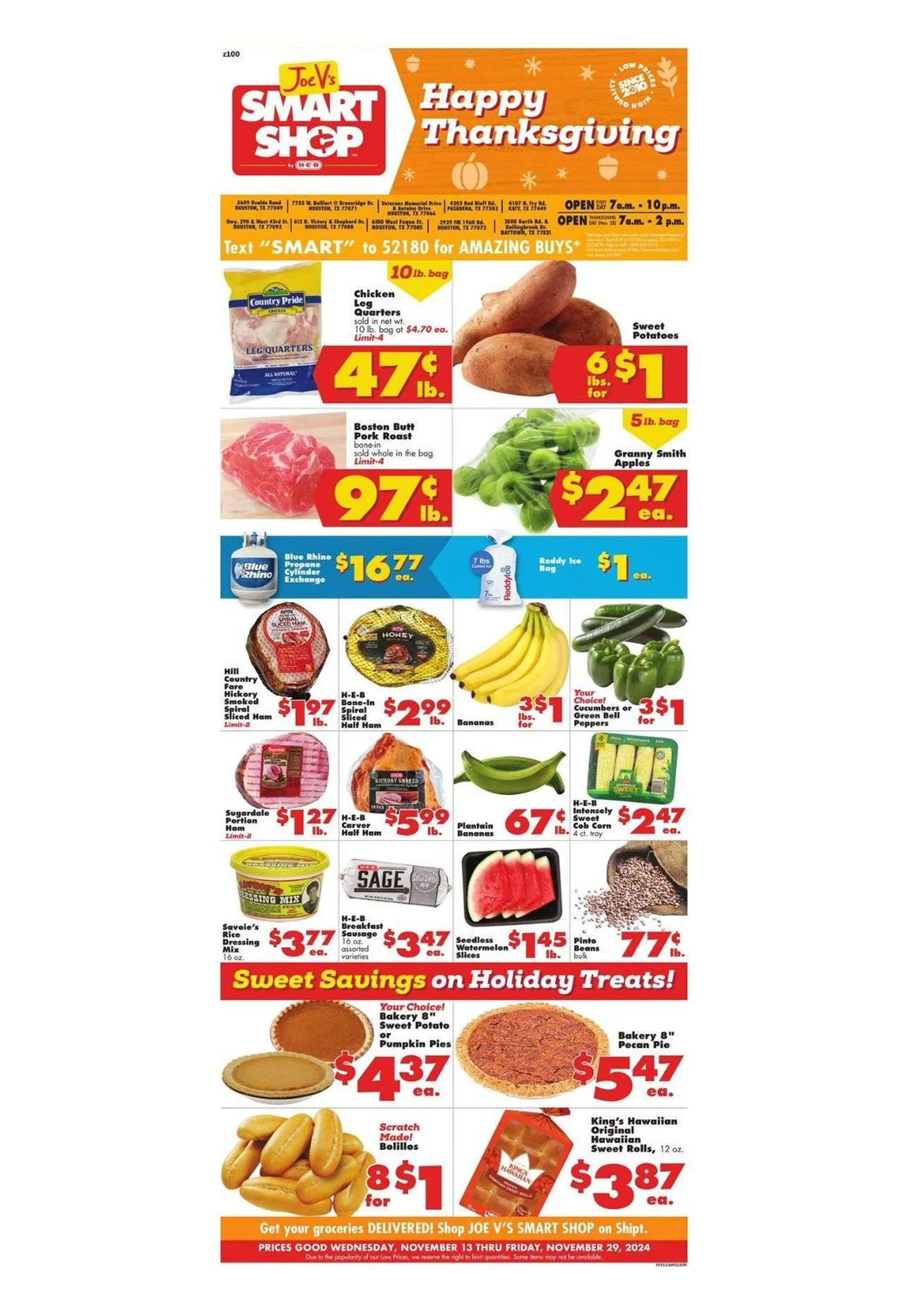 Weekly ad Joe V's Smart Shop Weekly Ad from November 13 to November 29 2024 - Page 