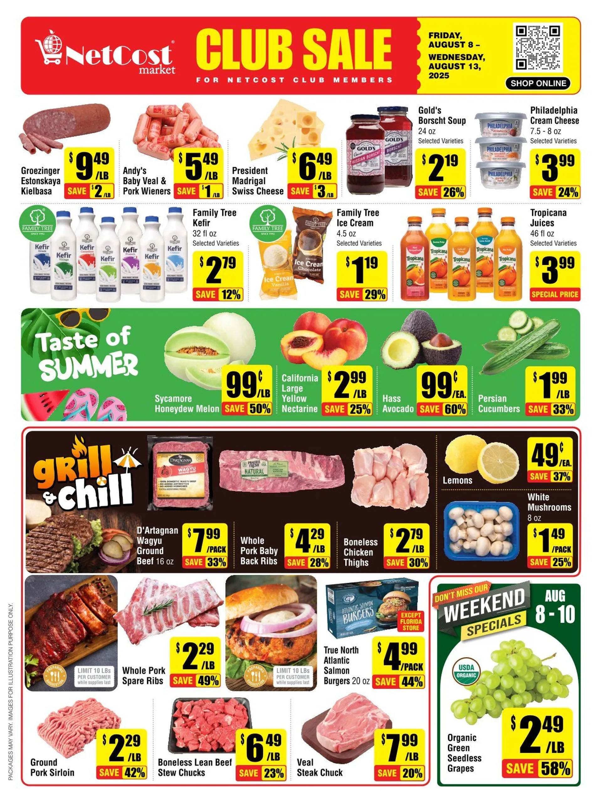 Weekly ad NetCost Market Sales from August 8 to August 13 2025 - Page 1