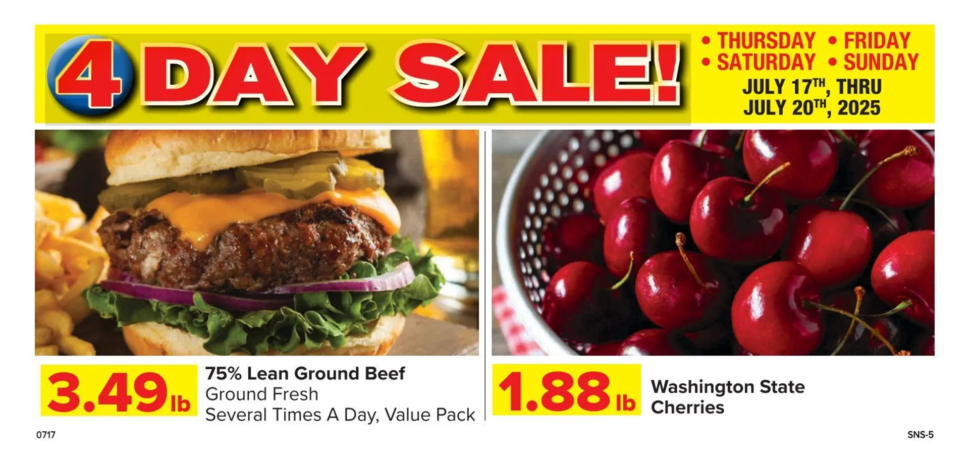 Weekly ad Shop'n Save Slaes from July 17 to July 20 2025 - Page 1