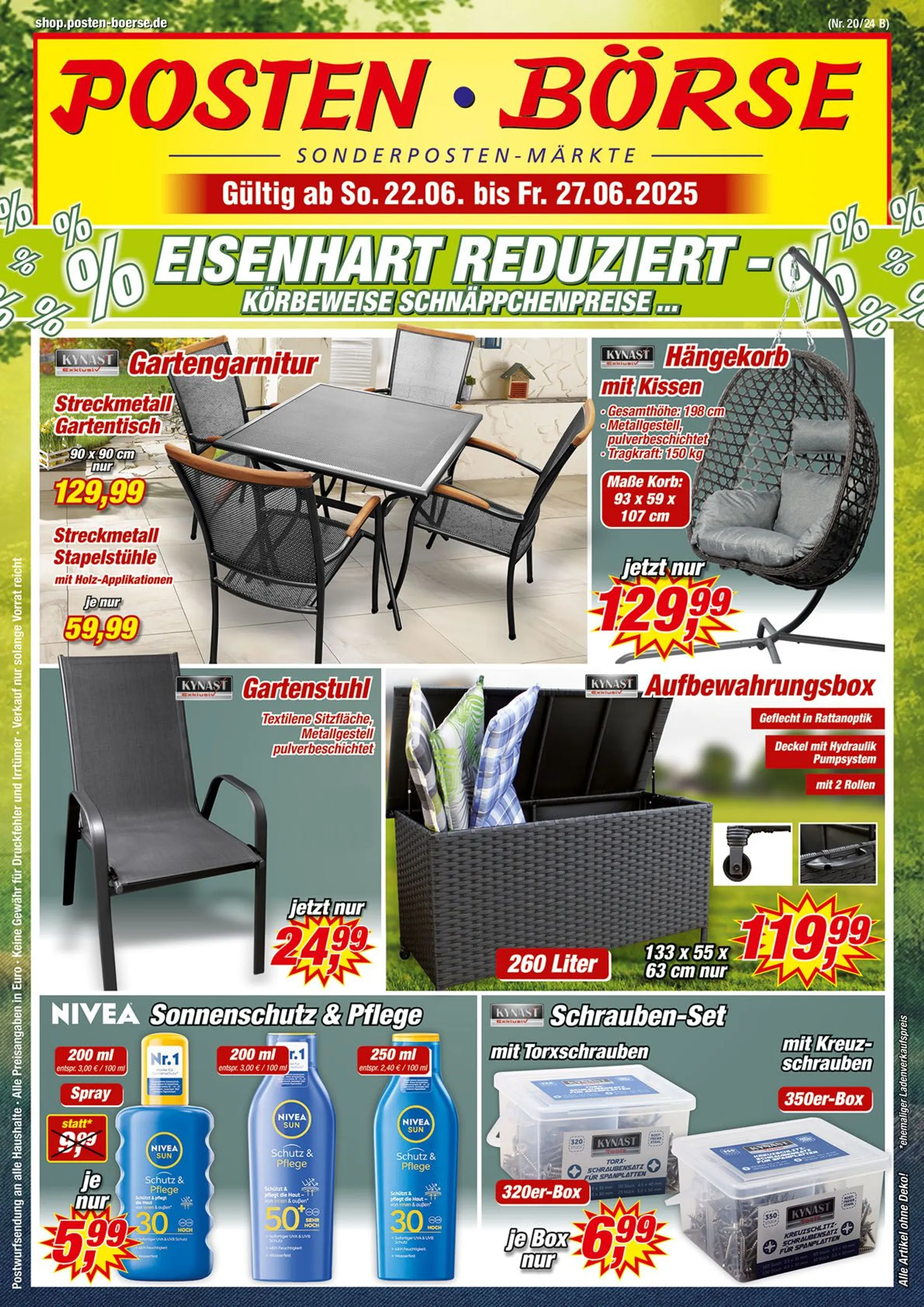 Posten Borse Prospekte von 22. Juni bis 27. Juni 2025 - Prospekt seite 1