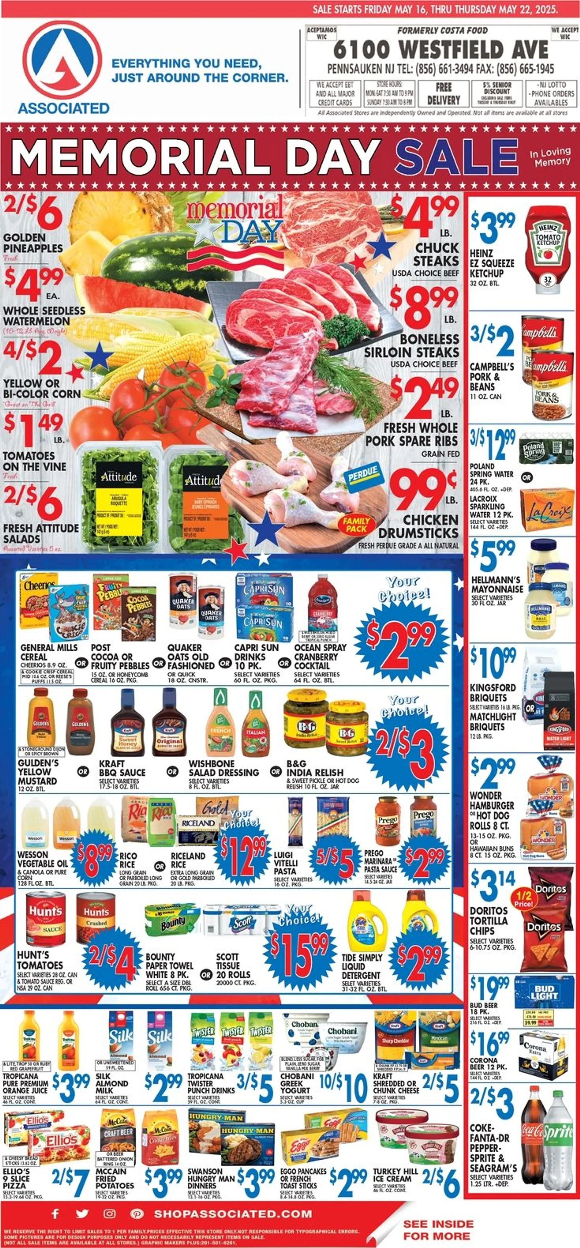 Weekly ad Associated Supermarkets Sales from May 14 to May 22 2025 - Page 