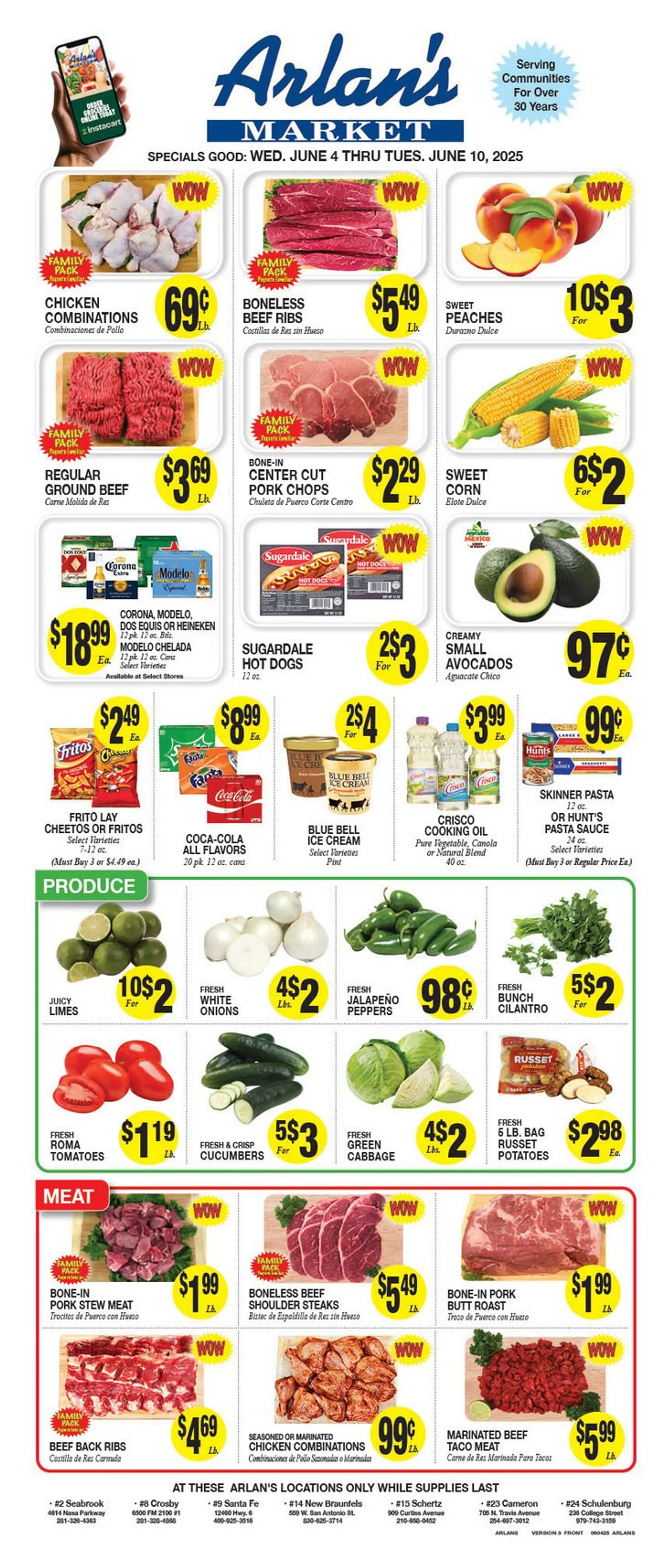 Weekly ad Arlan's Market weekly ads from June 6 to June 10 2025 - Page 1