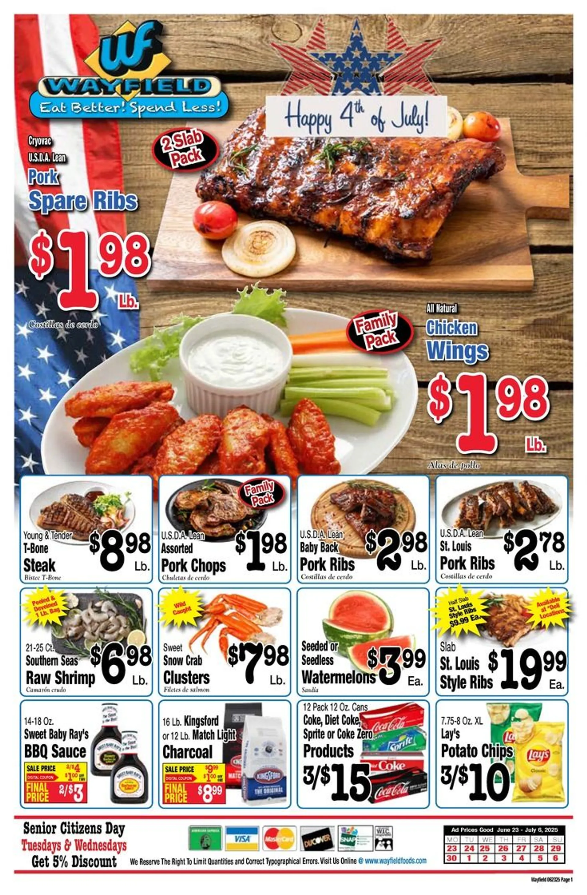 Weekly ad  Wayfield weekly ads from June 23 to July 6 2025 - Page 1