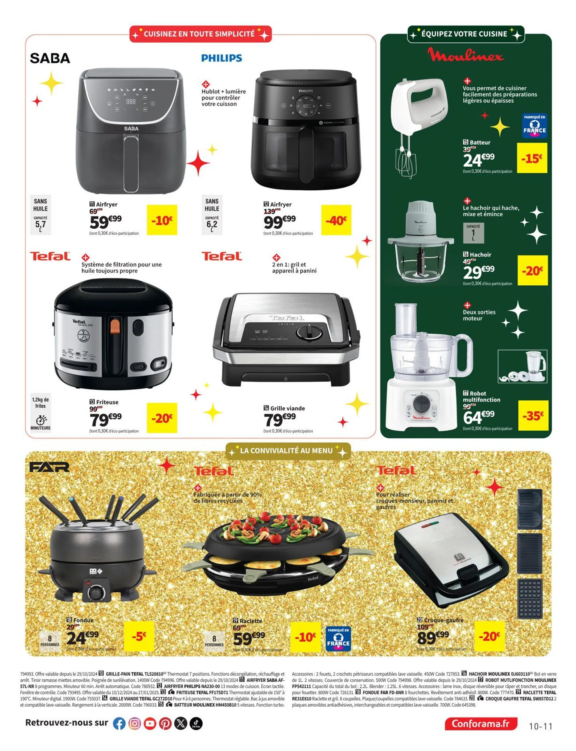 Conforama Offres de catalogue du 10 décembre au 25 décembre 2024 - Catalogue page 11