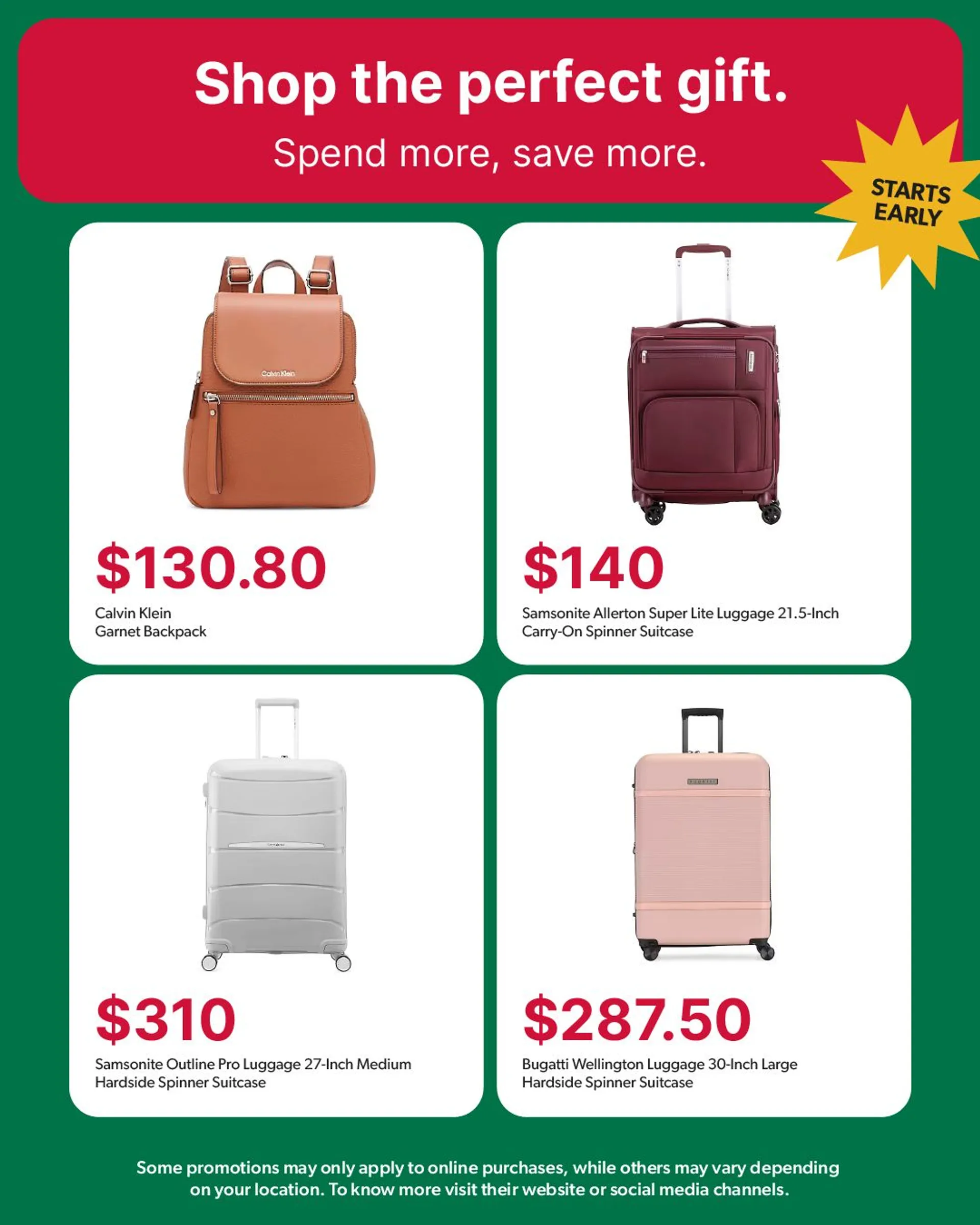 Christmas deals at Hudson's Bay from December 20 to December 31 2024 - flyer page 10