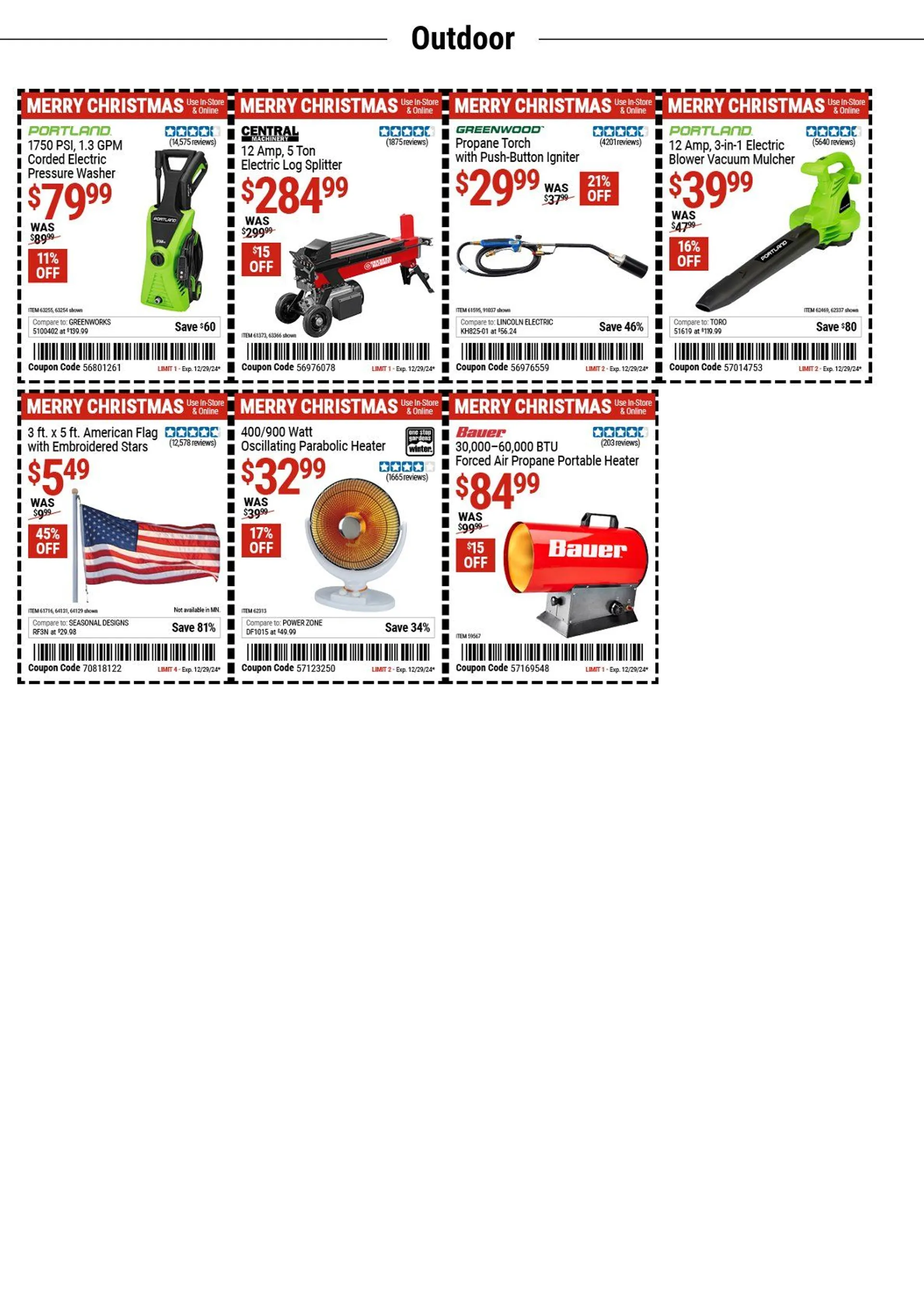 Weekly ad Harbor Freight Tools Coupons from December 12 to December 25 2024 - Page 11