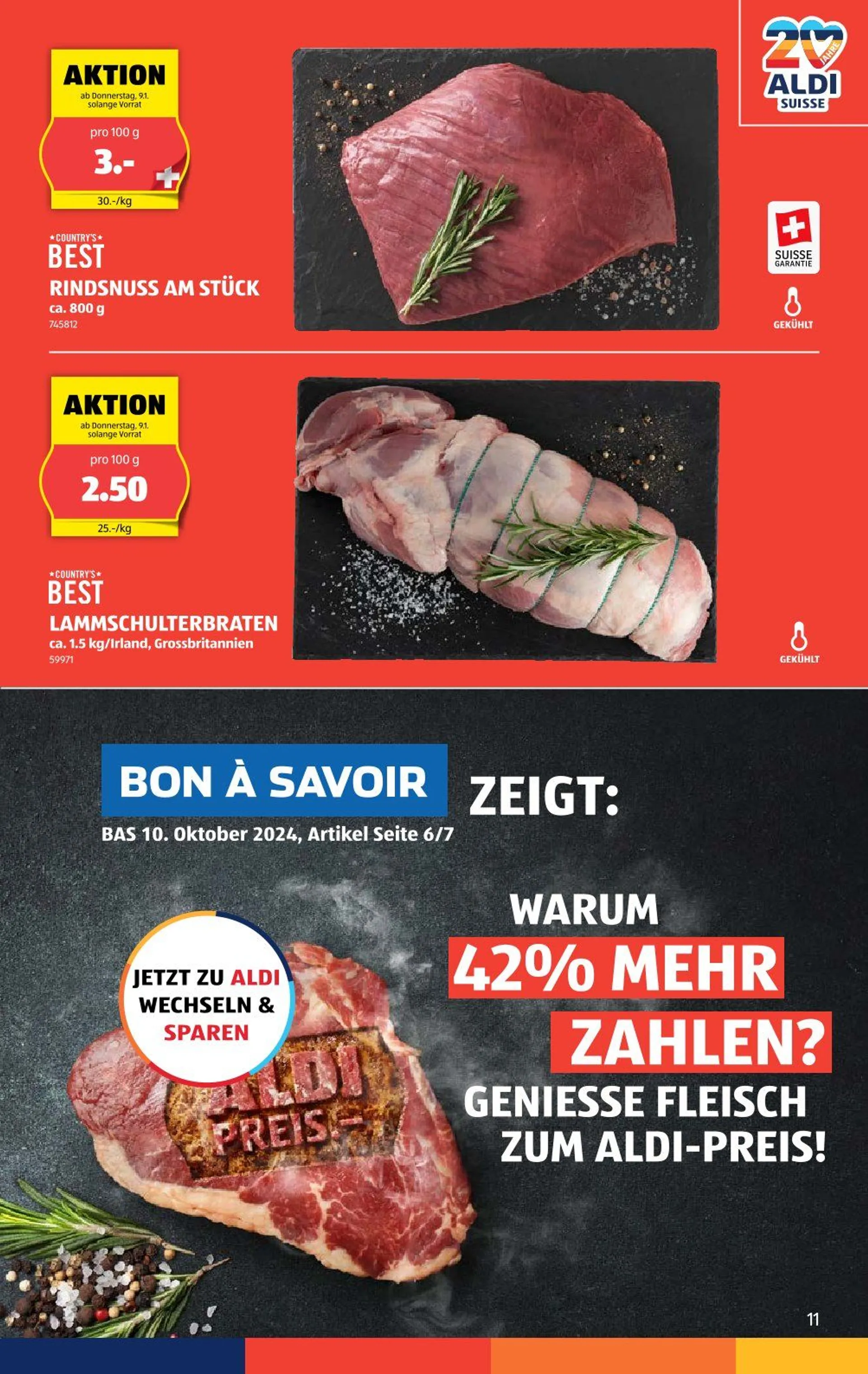 Aldi Prospekte von 16. Januar bis 22. Januar 2025 - Prospekt seite  11