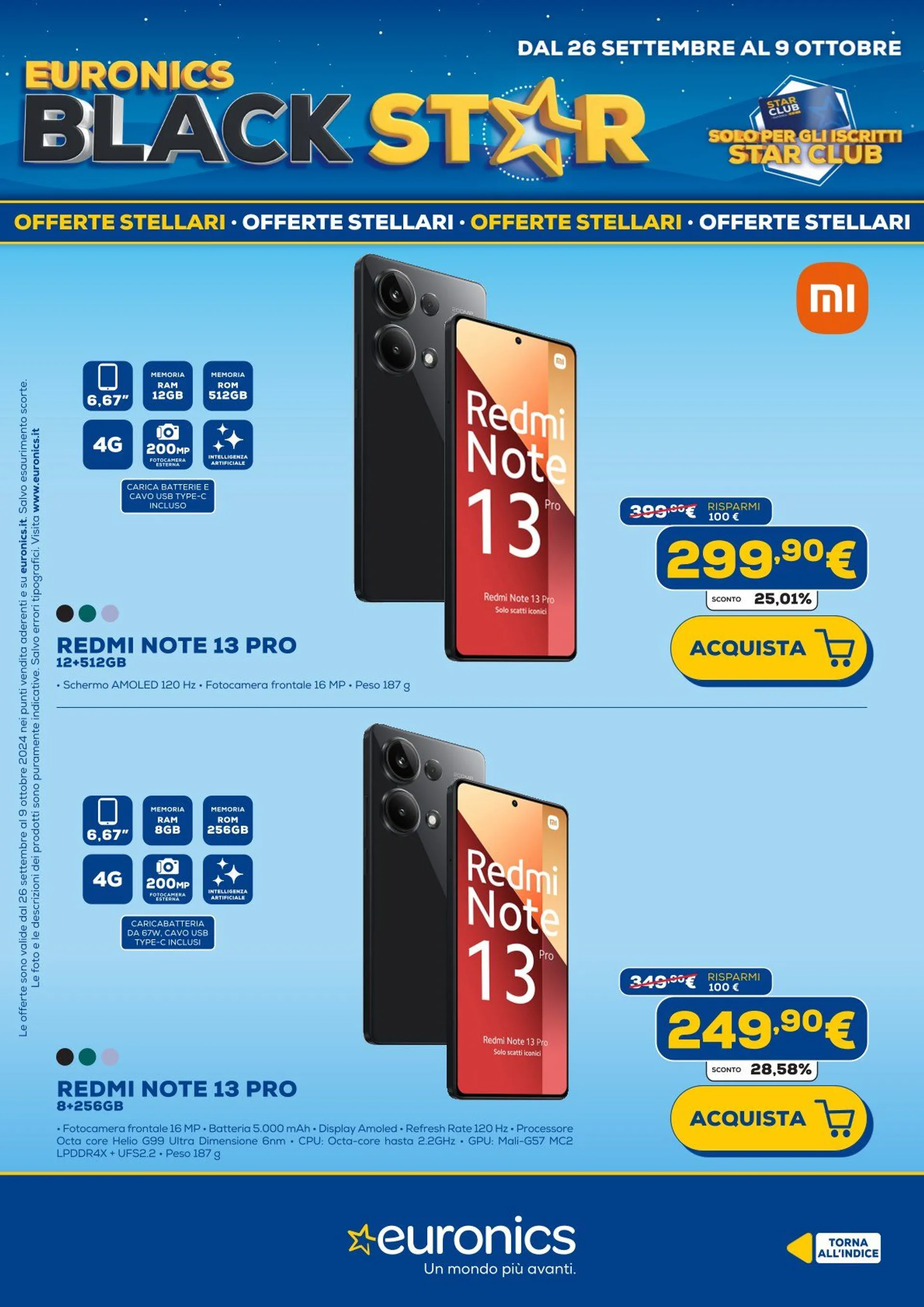 Euronics Brochure Offerte da 26 settembre a 9 ottobre di 2024 - Pagina del volantino 11