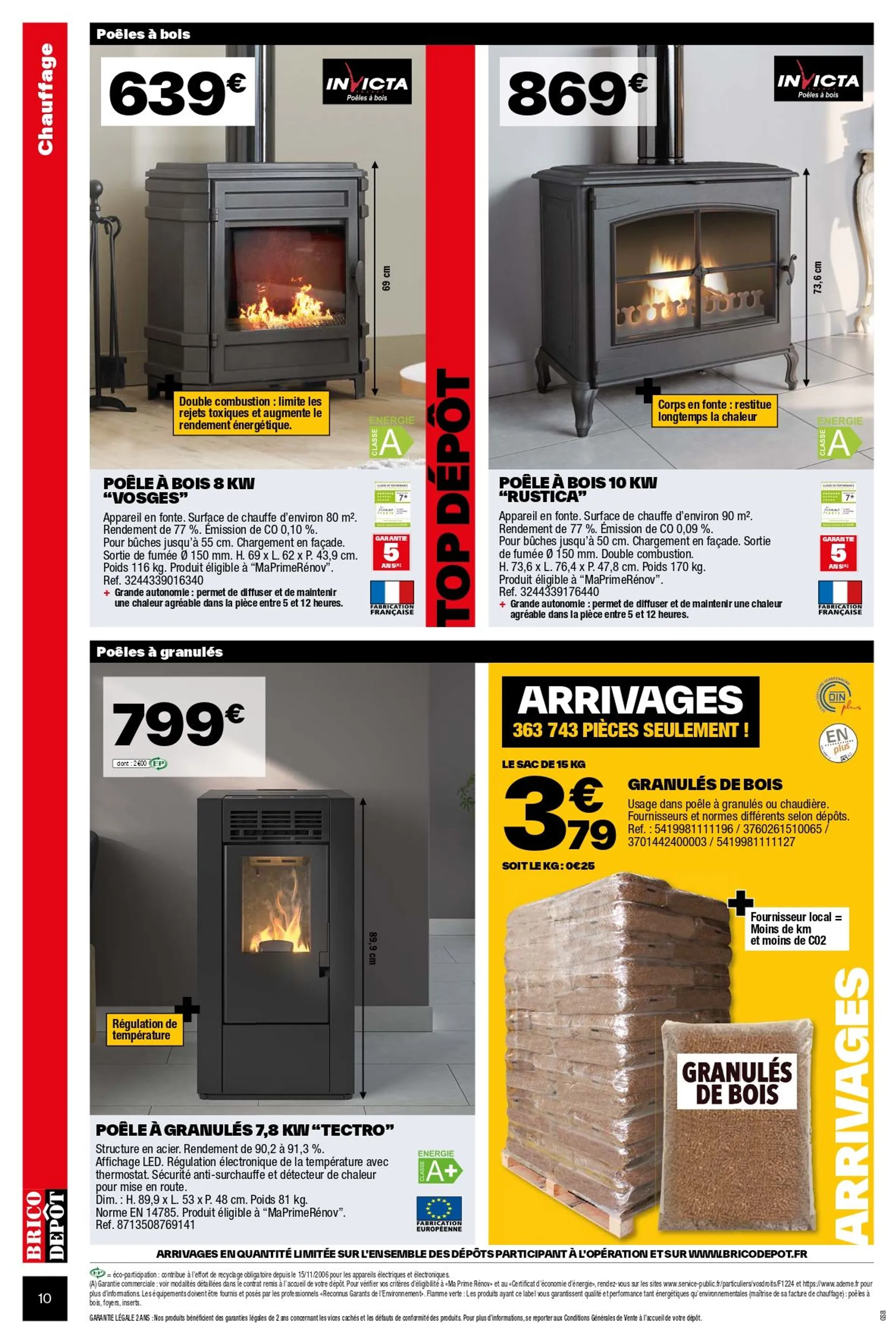 Brico Dépôt Offres de catalogue du 13 septembre au 26 septembre 2024 - Catalogue page 10