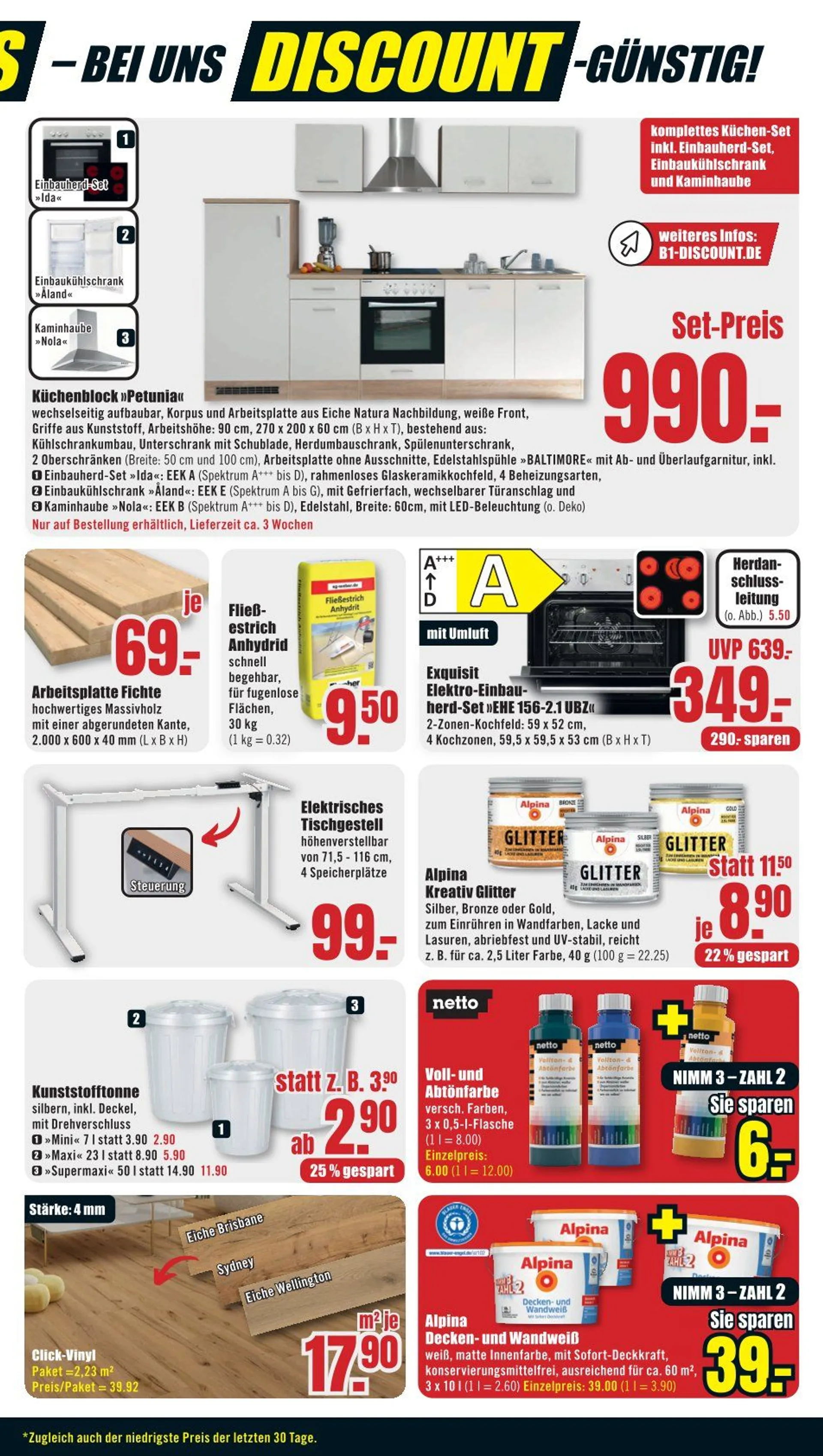 B1 Discount Baumarkt Prospekte von 1. März bis 7. März 2025 - Prospekt seite 11