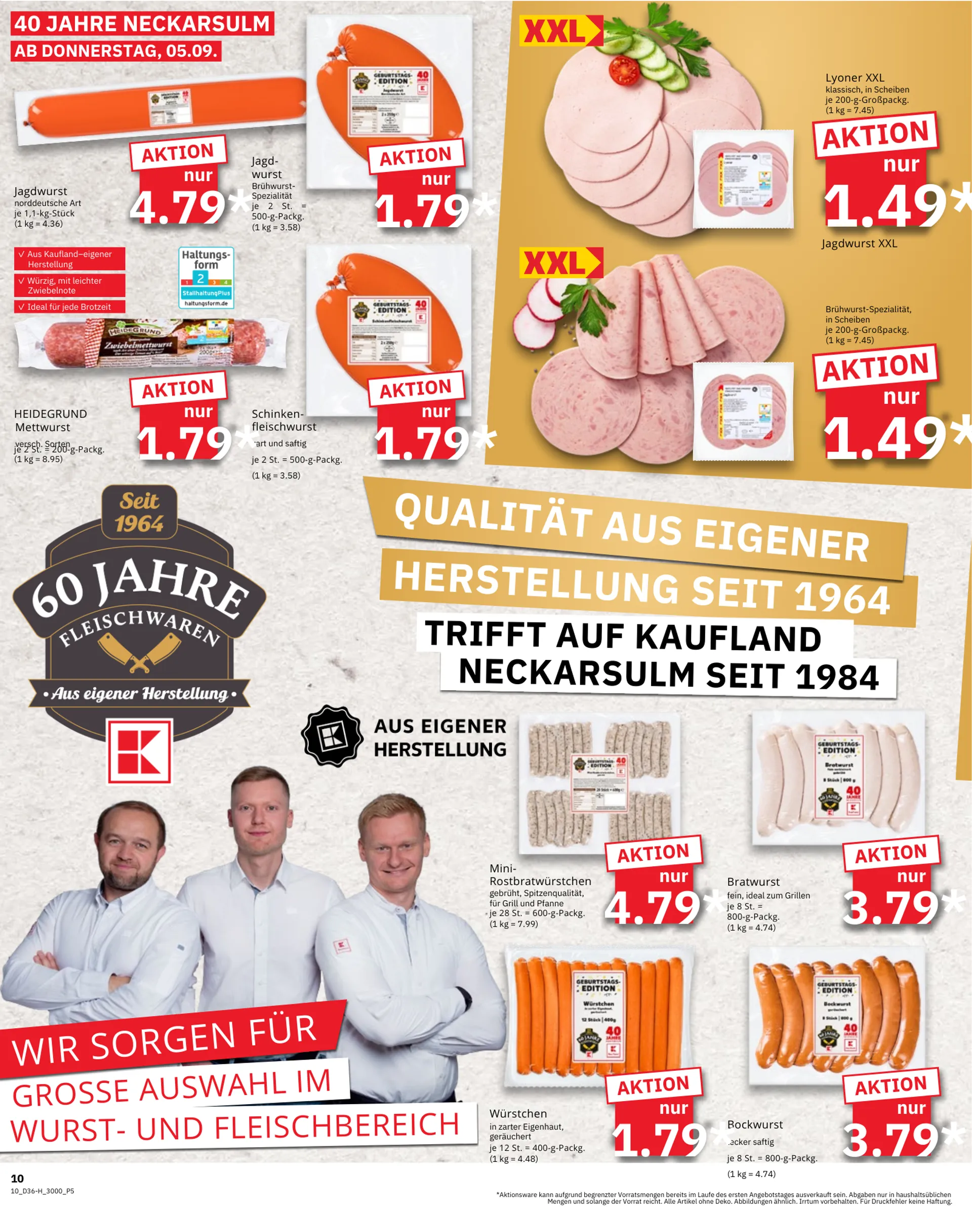 Kaufland Angebote von 5. September bis 11. September 2024 - Prospekt seite 10