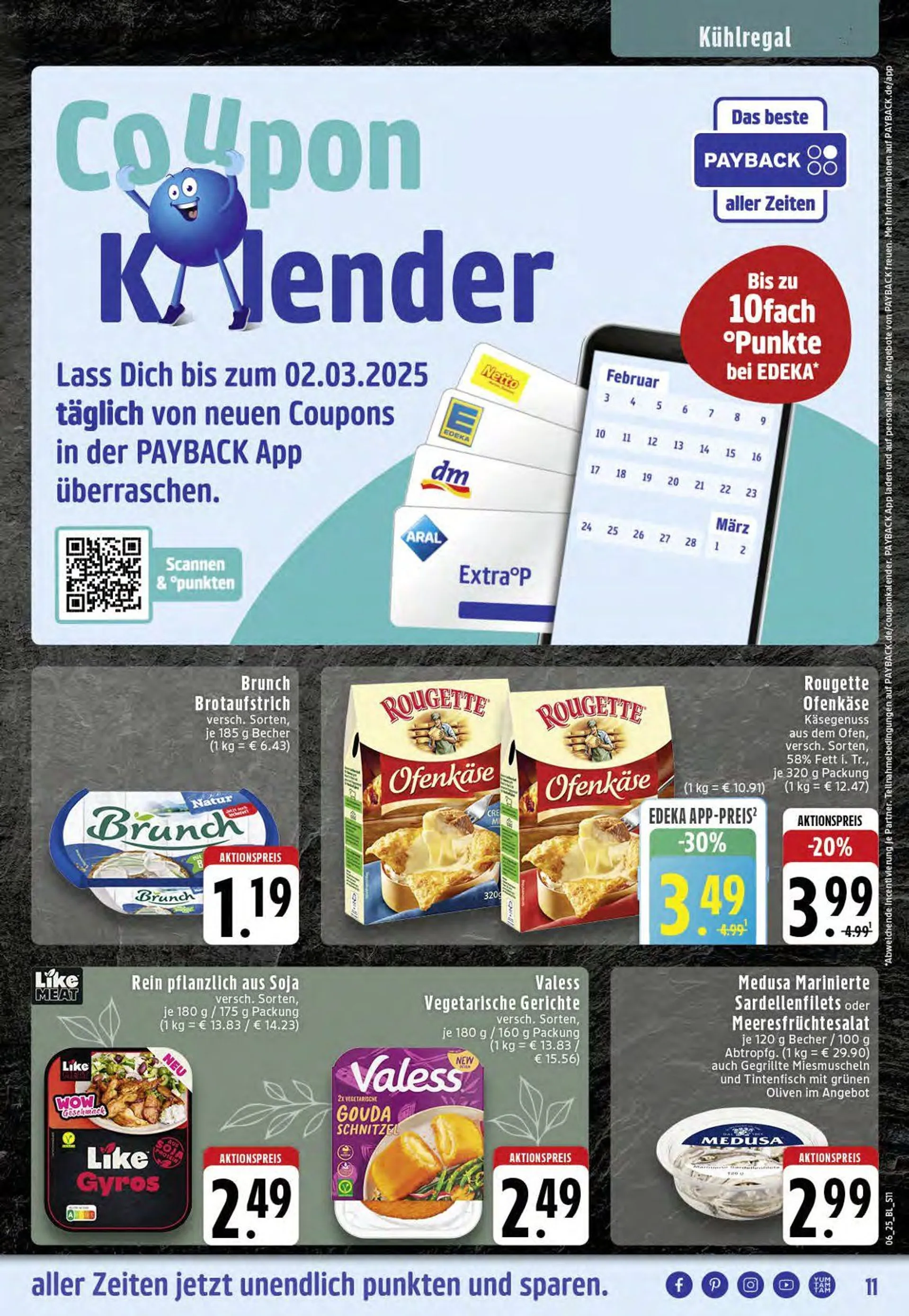 Edeka Prospekt von 3. Februar bis 8. Februar 2025 - Prospekt seite 11