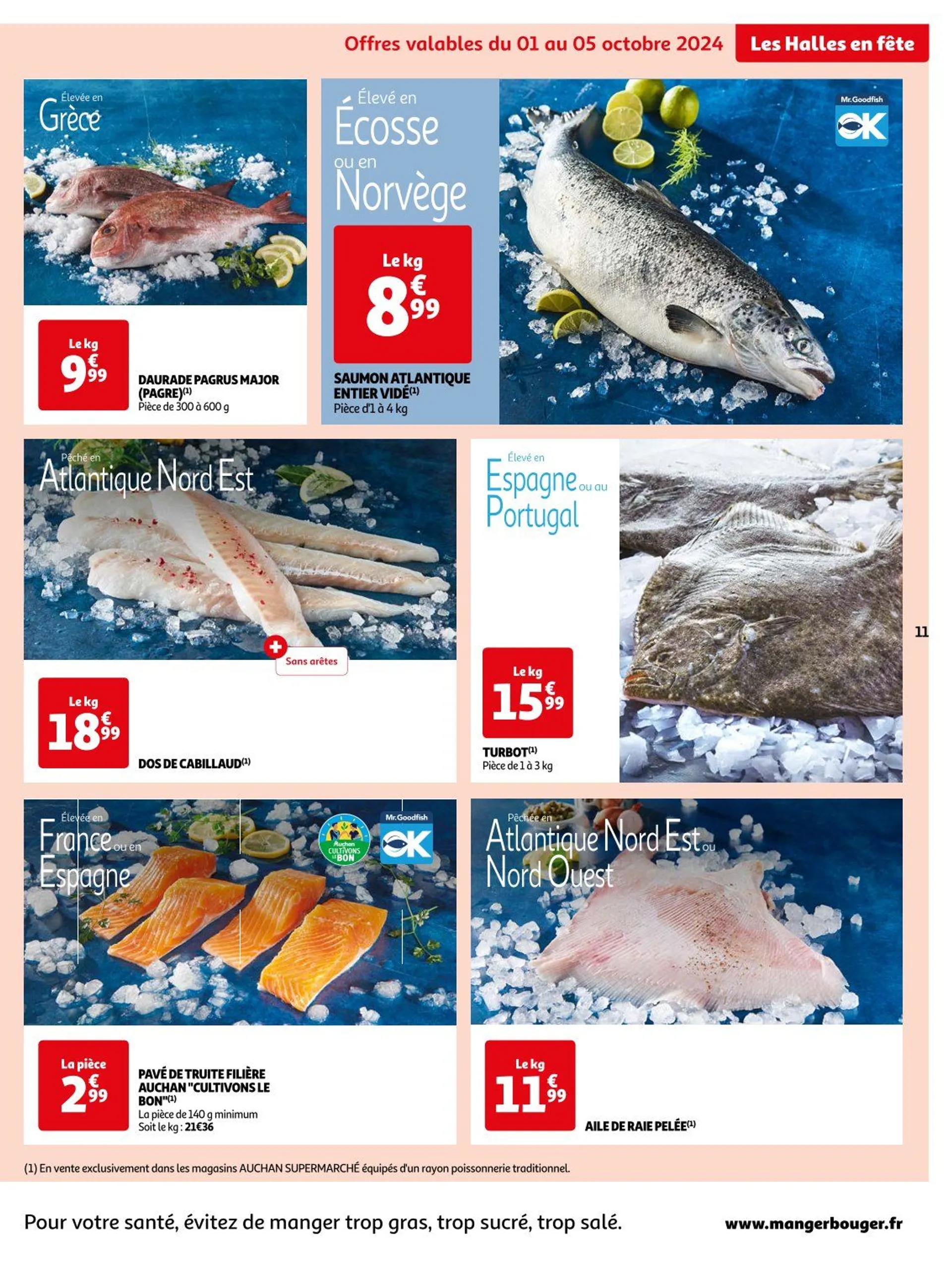 Auchan Offres de brochures du 1 octobre au 6 octobre 2024 - Catalogue page 11