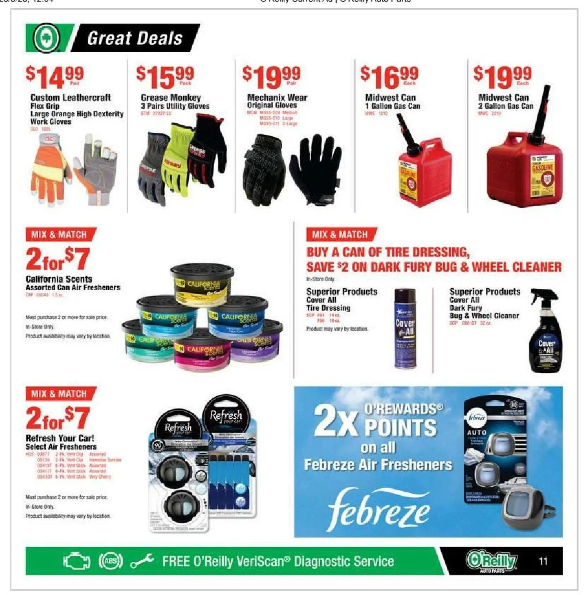 Weekly ad O'Reilly Auto Parts Deals from May 28 to June 24 2025 - Page 11