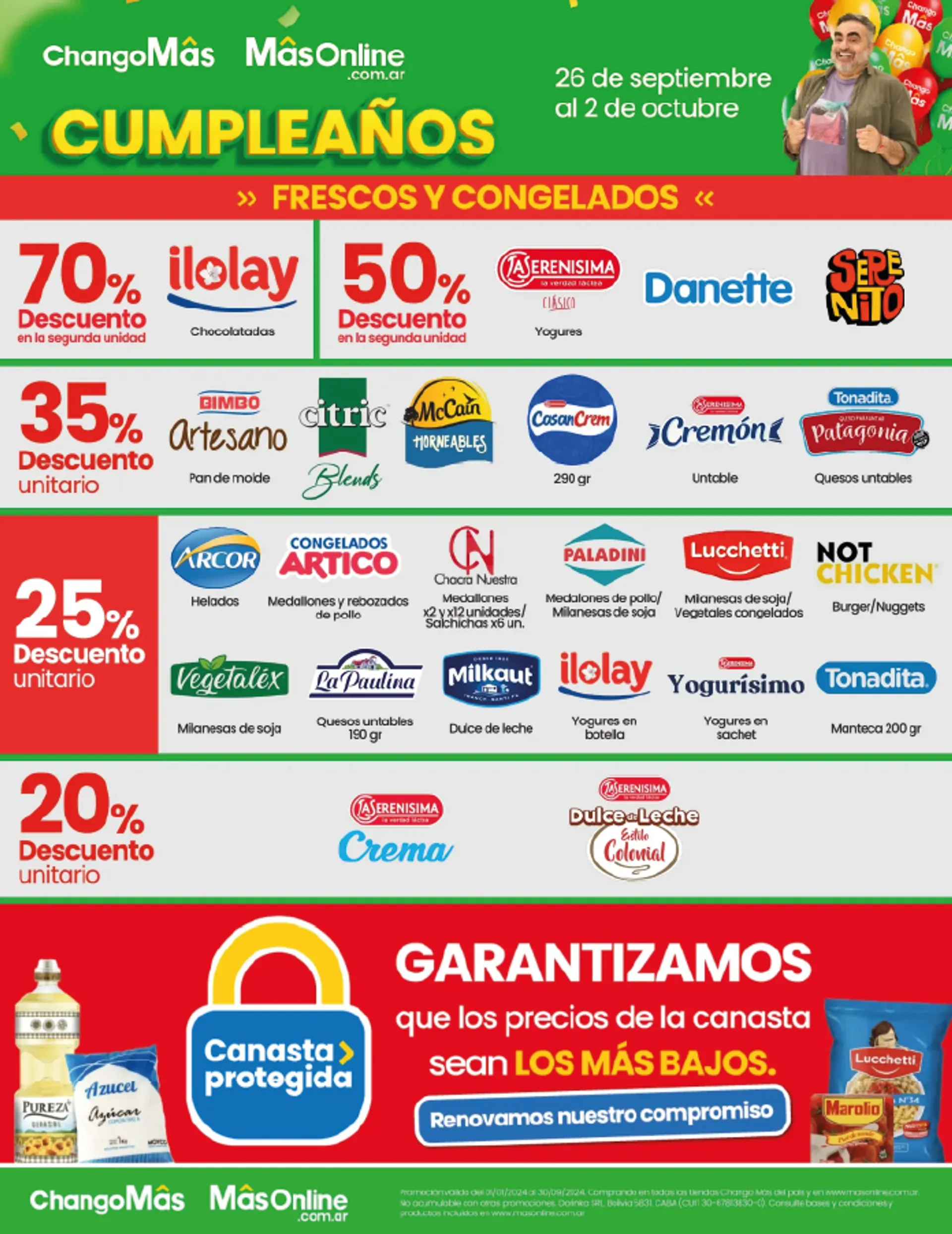 Ofertas de Changomas Cumpleaños 26 de septiembre al 2 de octubre 2024 - Página 10 del catálogo