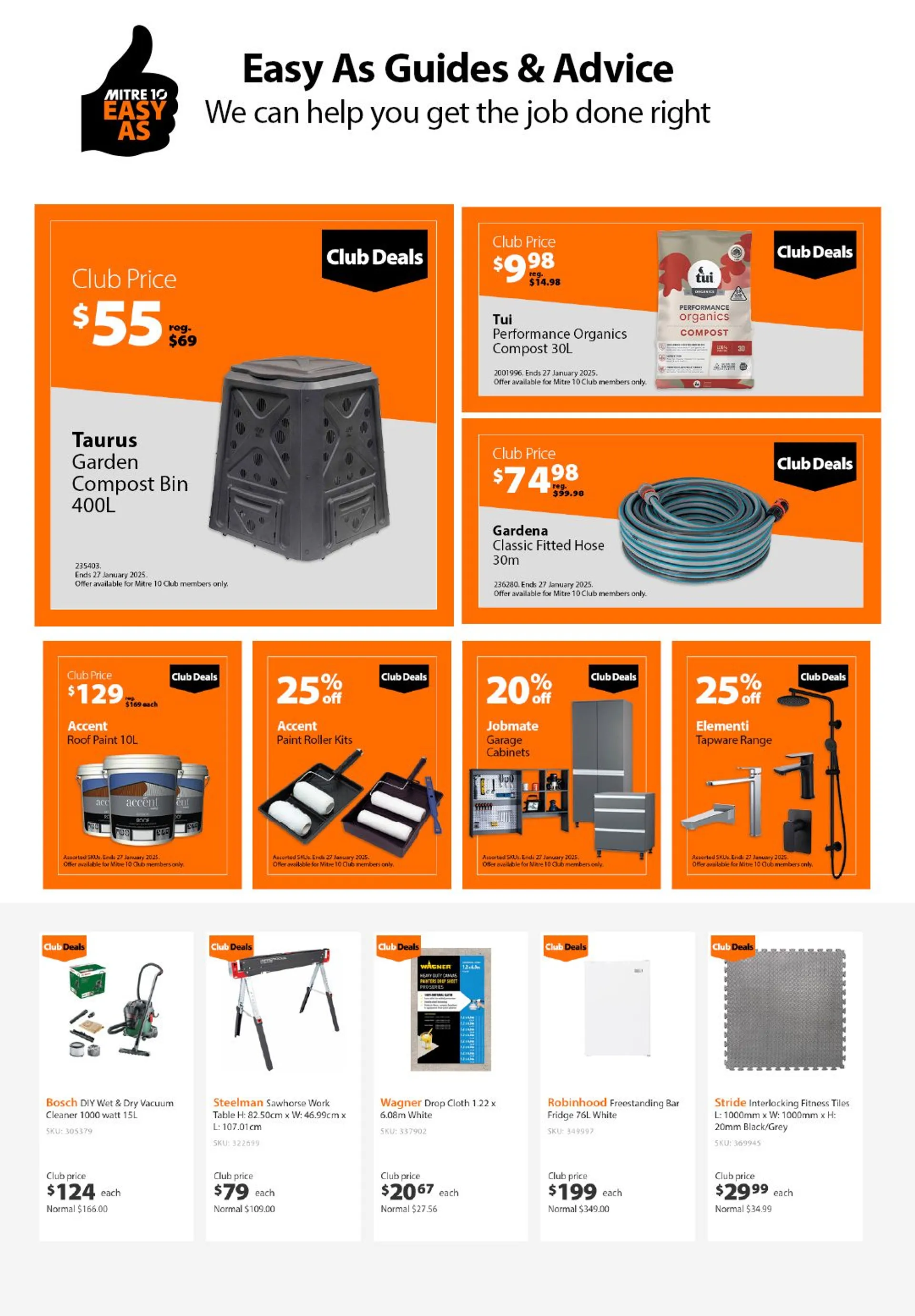 Mitre 10 Weekly Offers from 17 January to 27 January 2025 - Catalogue Page 10