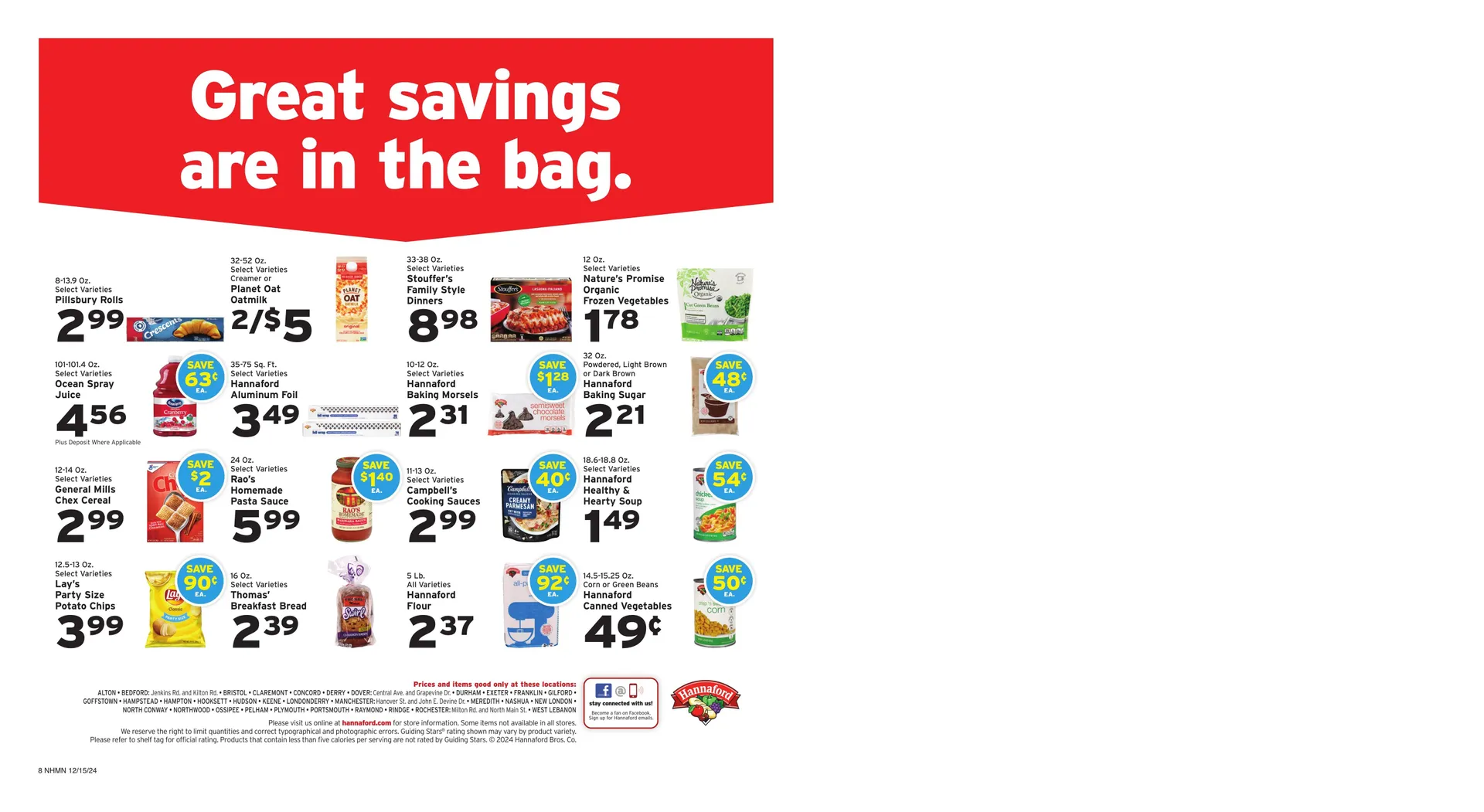 Weekly ad Hannaford Deals from December 16 to December 25 2024 - Page 12