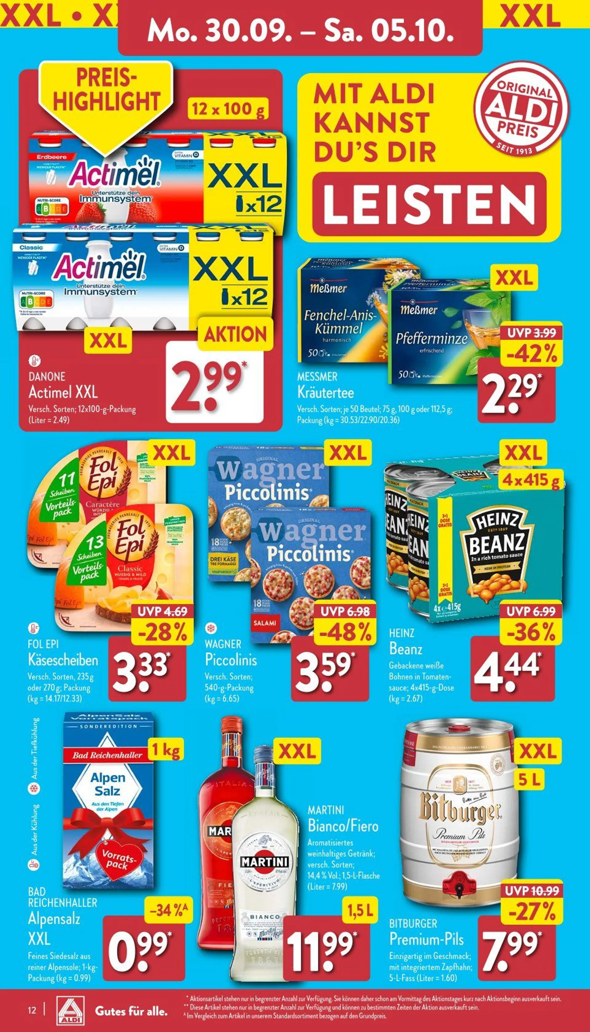 ALDI Nord Prospekts Angebote Online von 30. September bis 5. Oktober 2024 - Prospekt seite 12