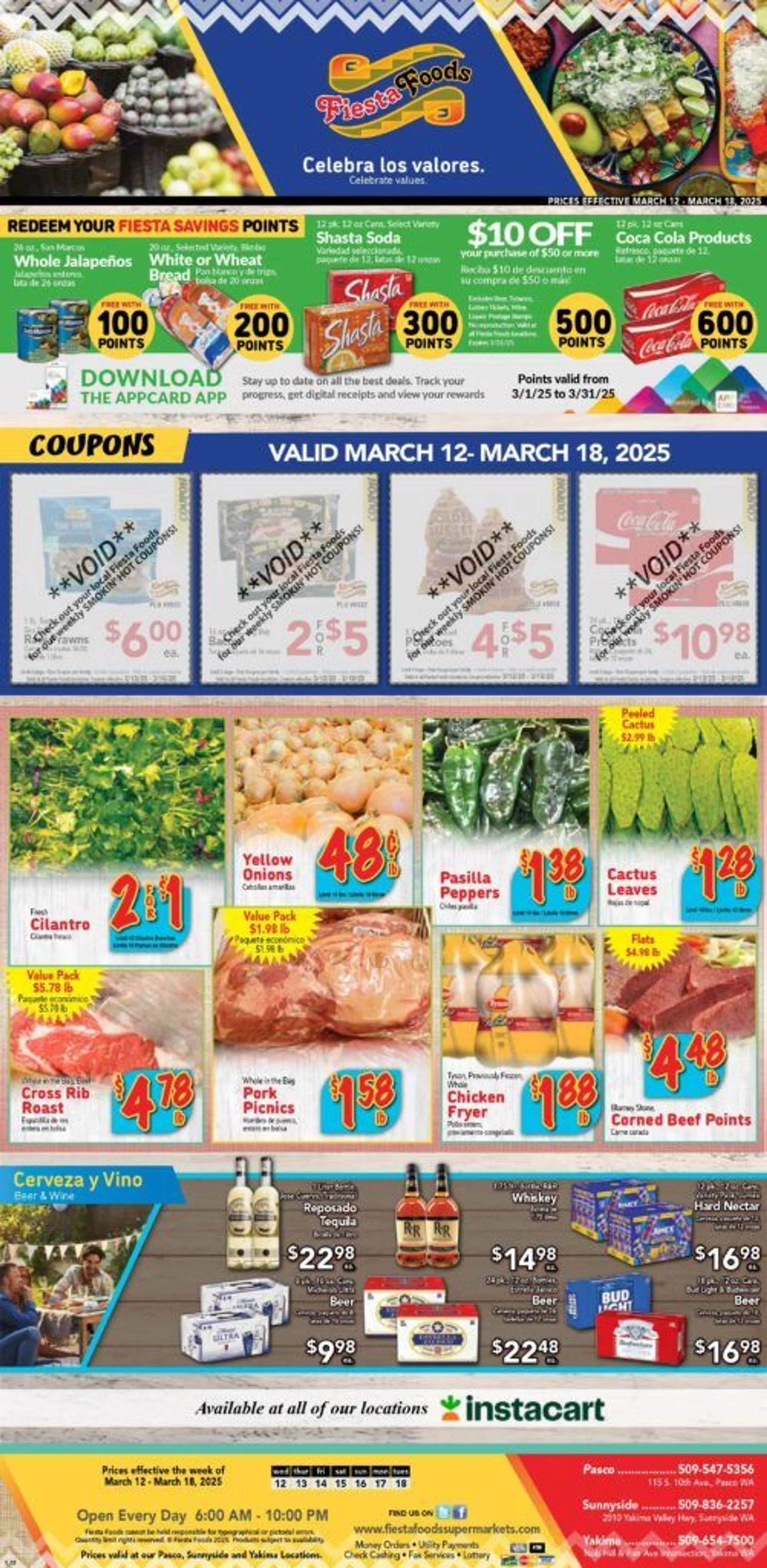 Weekly ad Fiesta Foods SuperMarkets Deals from March 12 to March 18 2025 - Page 