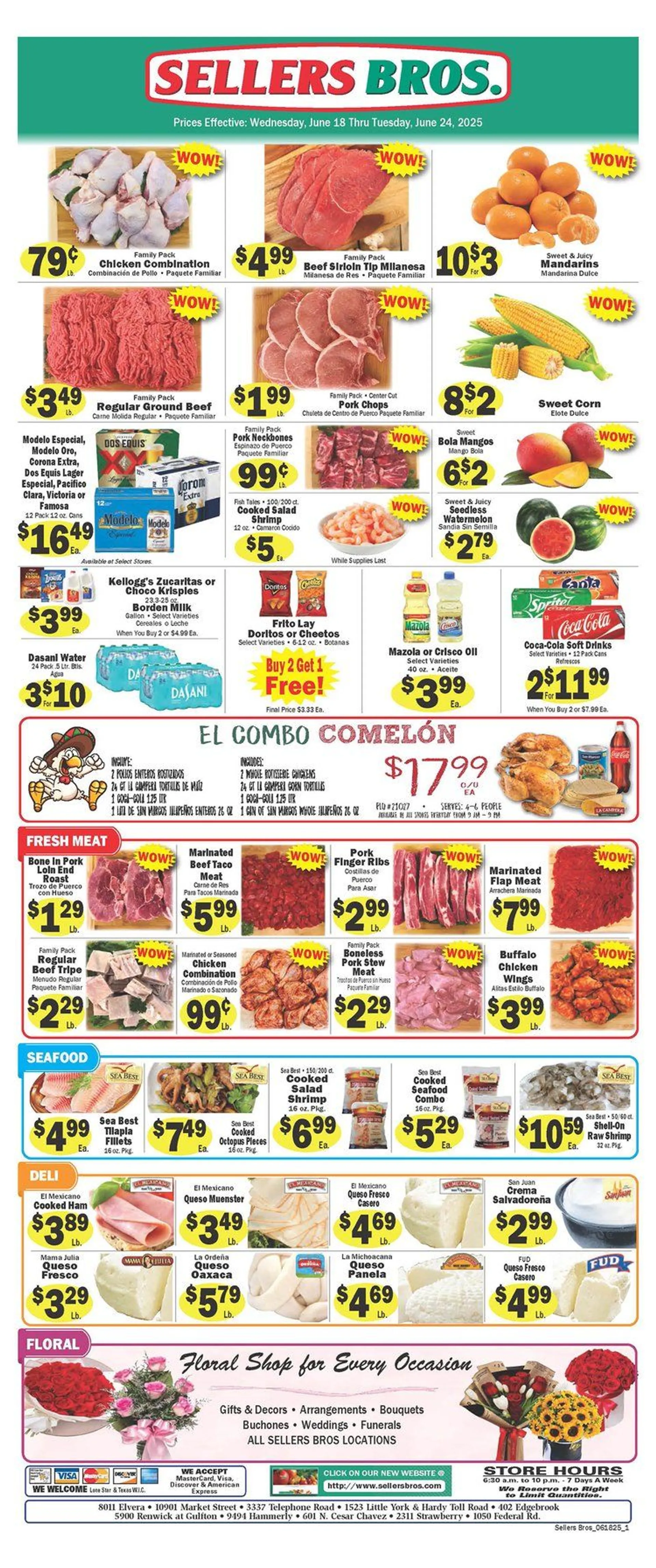 Weekly ad Sellers Bros Deals from June 18 to June 24 2025 - Page 1