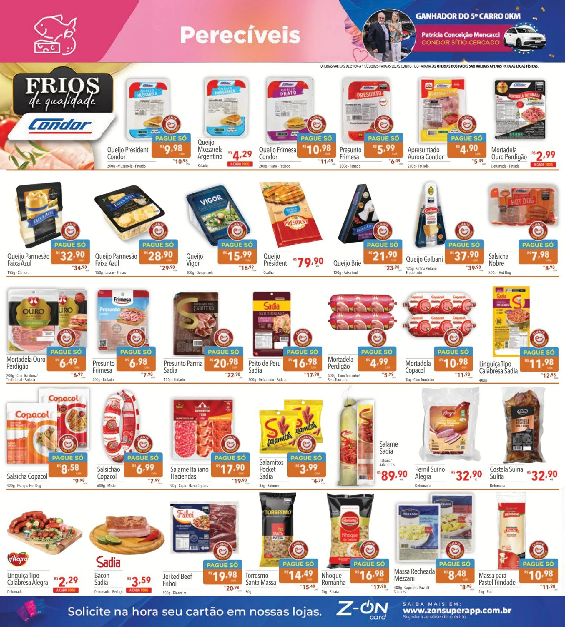 Encarte de Folhetos Supermercados Condor 21 de abril até 14 de maio 2025 - Pagina 12