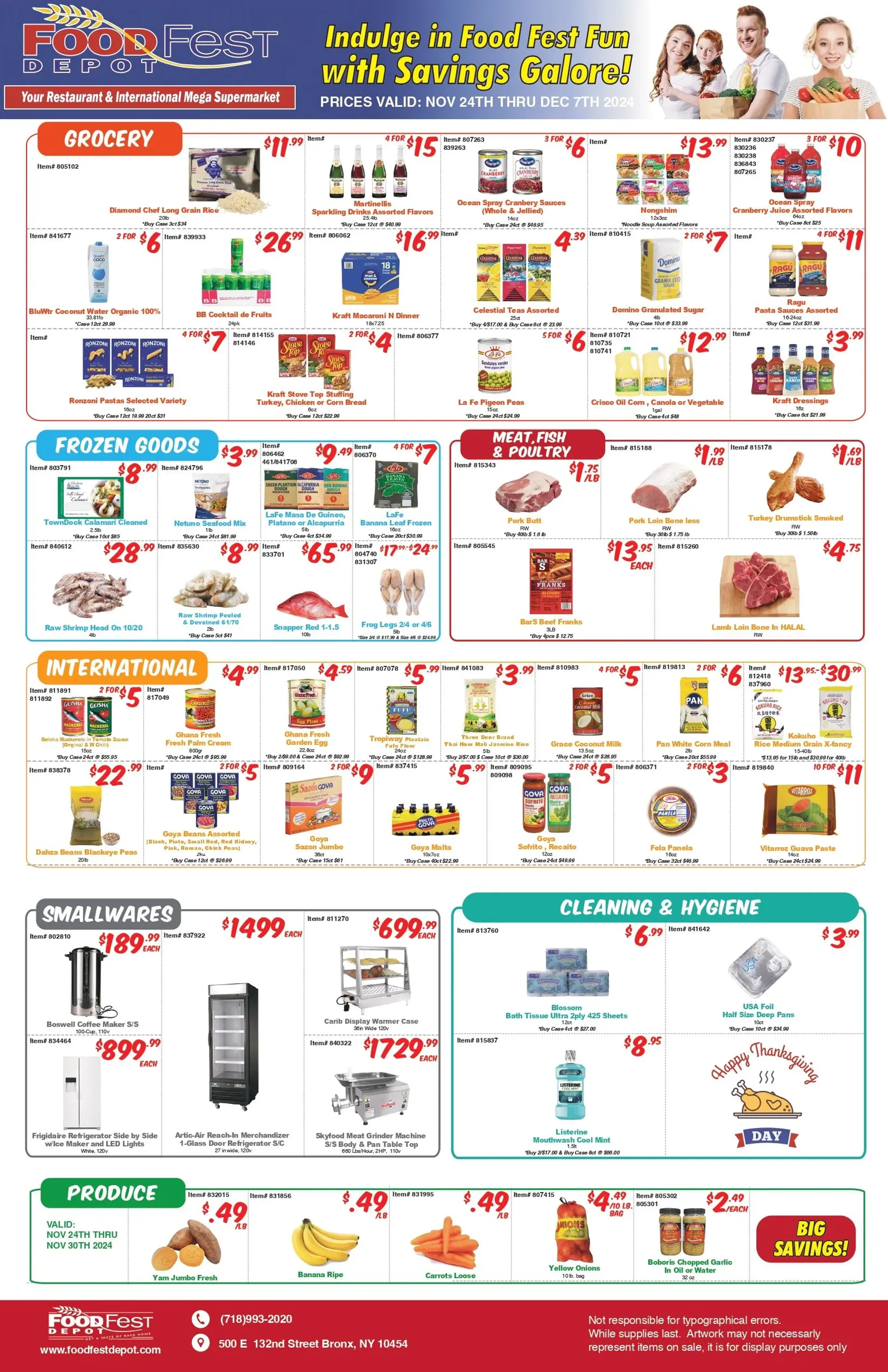 Weekly ad Food Fest Depot sales from November 25 to December 7 2024 - Page 