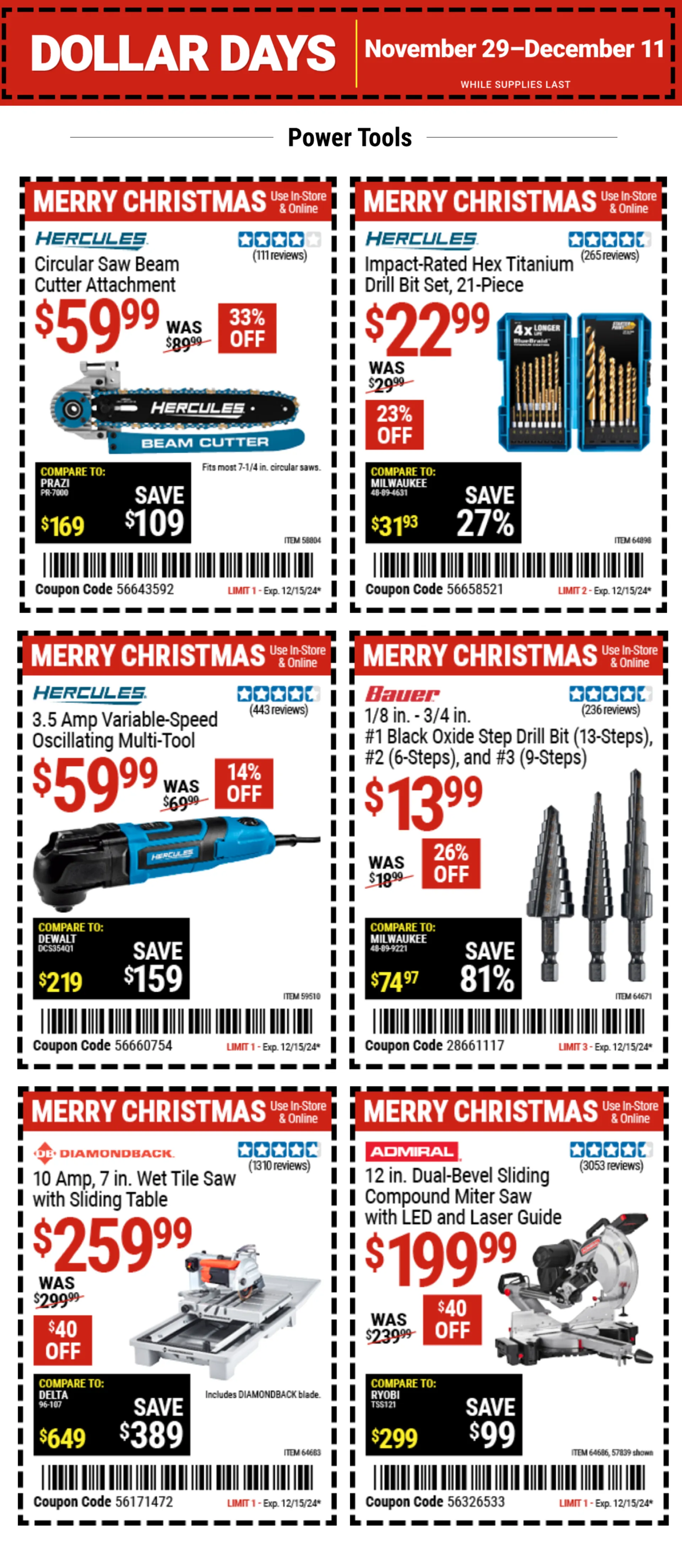 Weekly ad Christmas Coupons from December 9 to December 15 2024 - Page 11