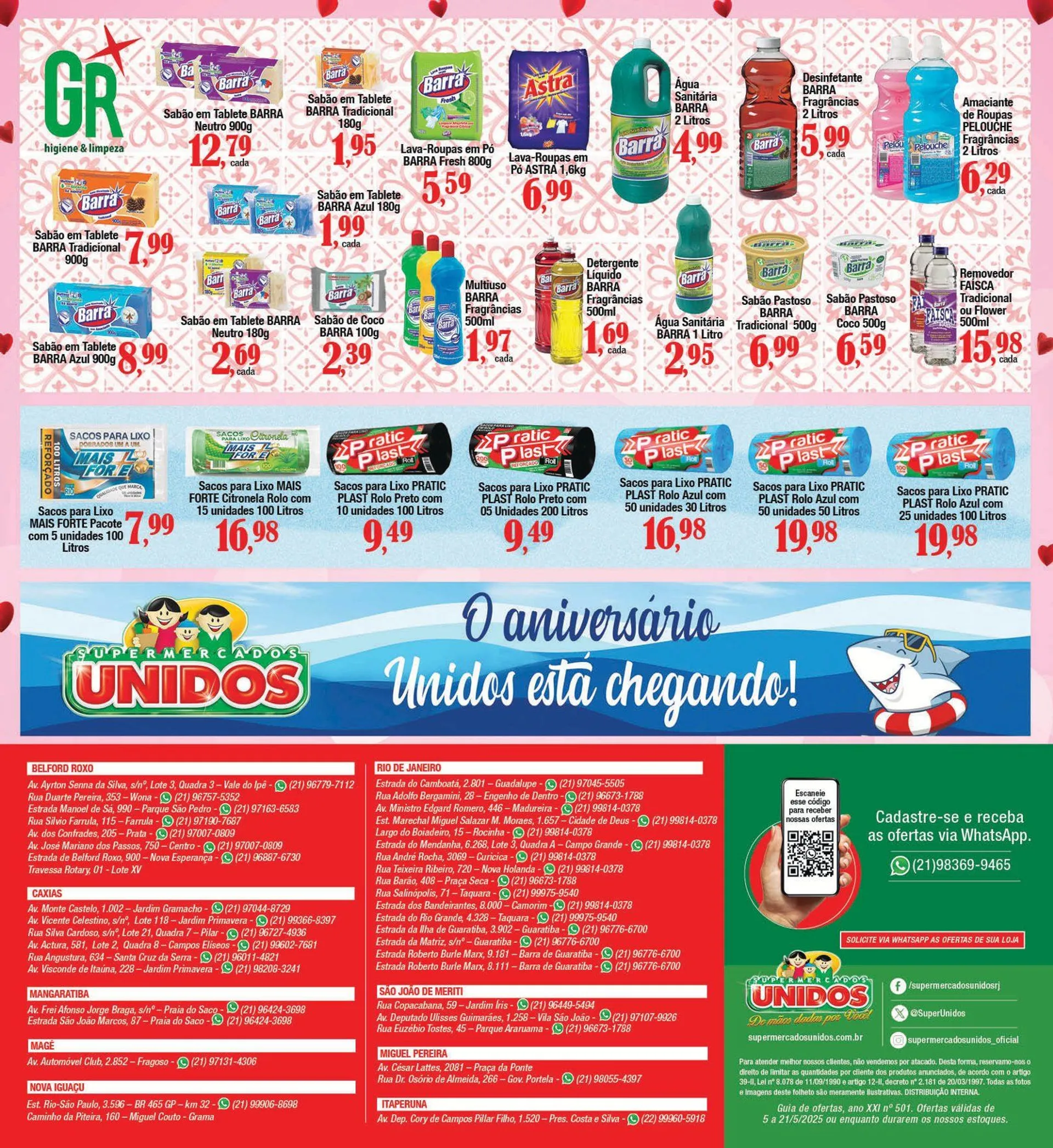 Encarte de Unidos Supermercados  Folhetos  5 de maio até 21 de maio 2025 - Pagina 12