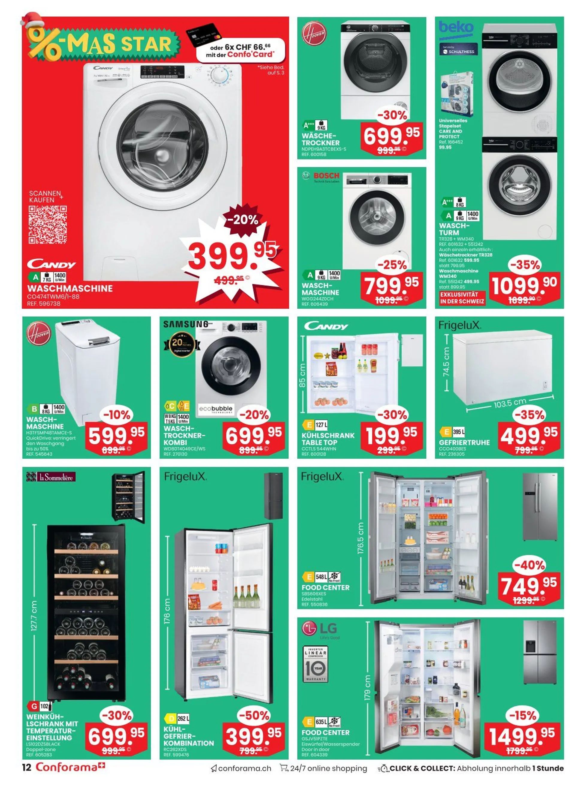 Conforama Prospekt von 19. Dezember bis 30. Dezember 2024 - Prospekt seite  12