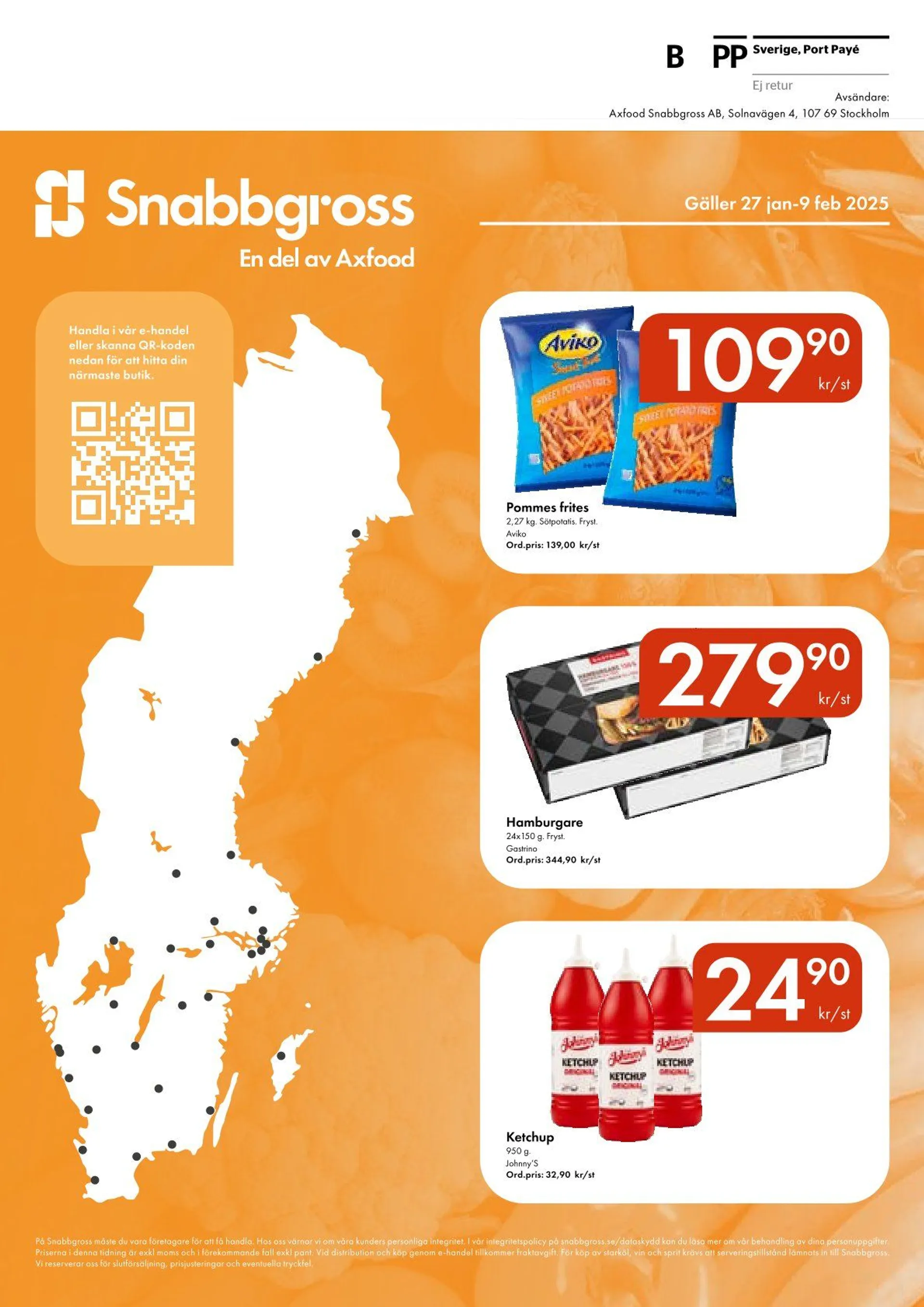 Axfood Snabbgrosss specialerbjudanden från 27 januari till 9 februari 2025 - Reklamblad sidor 12