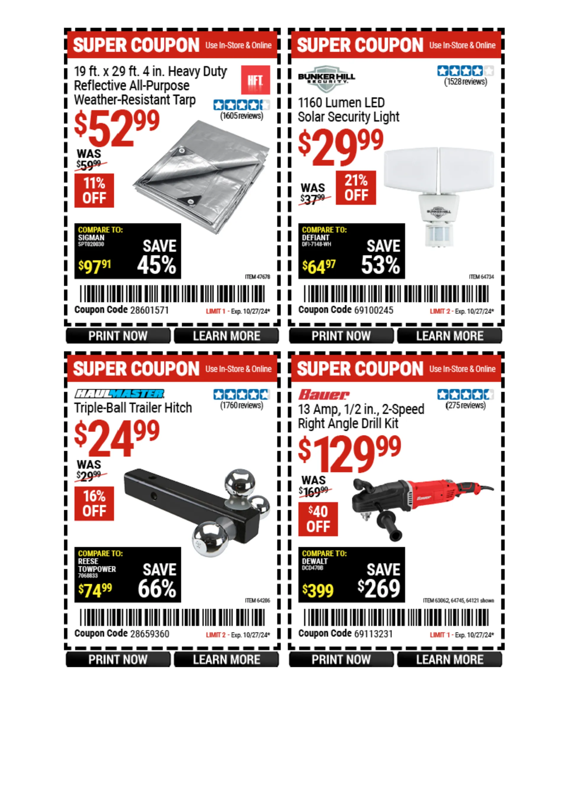 Weekly ad Harbor Freight Weekly Ad from October 21 to October 27 2024 - Page 11