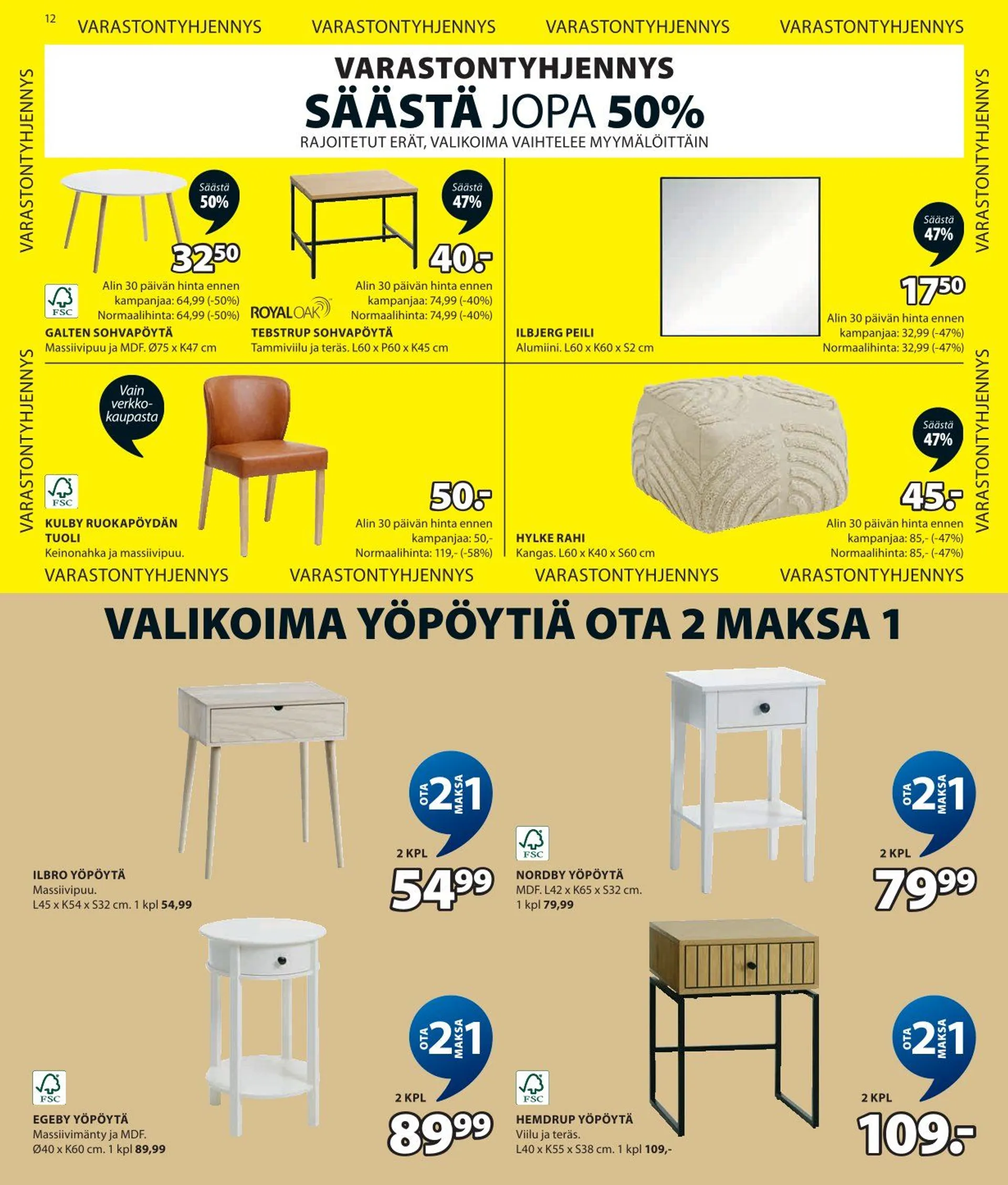 JYSK Tarjoukset voimassa alkaen 8. tammikuuta - 12. tammikuuta 2025 - Tarjouslehti sivu 13