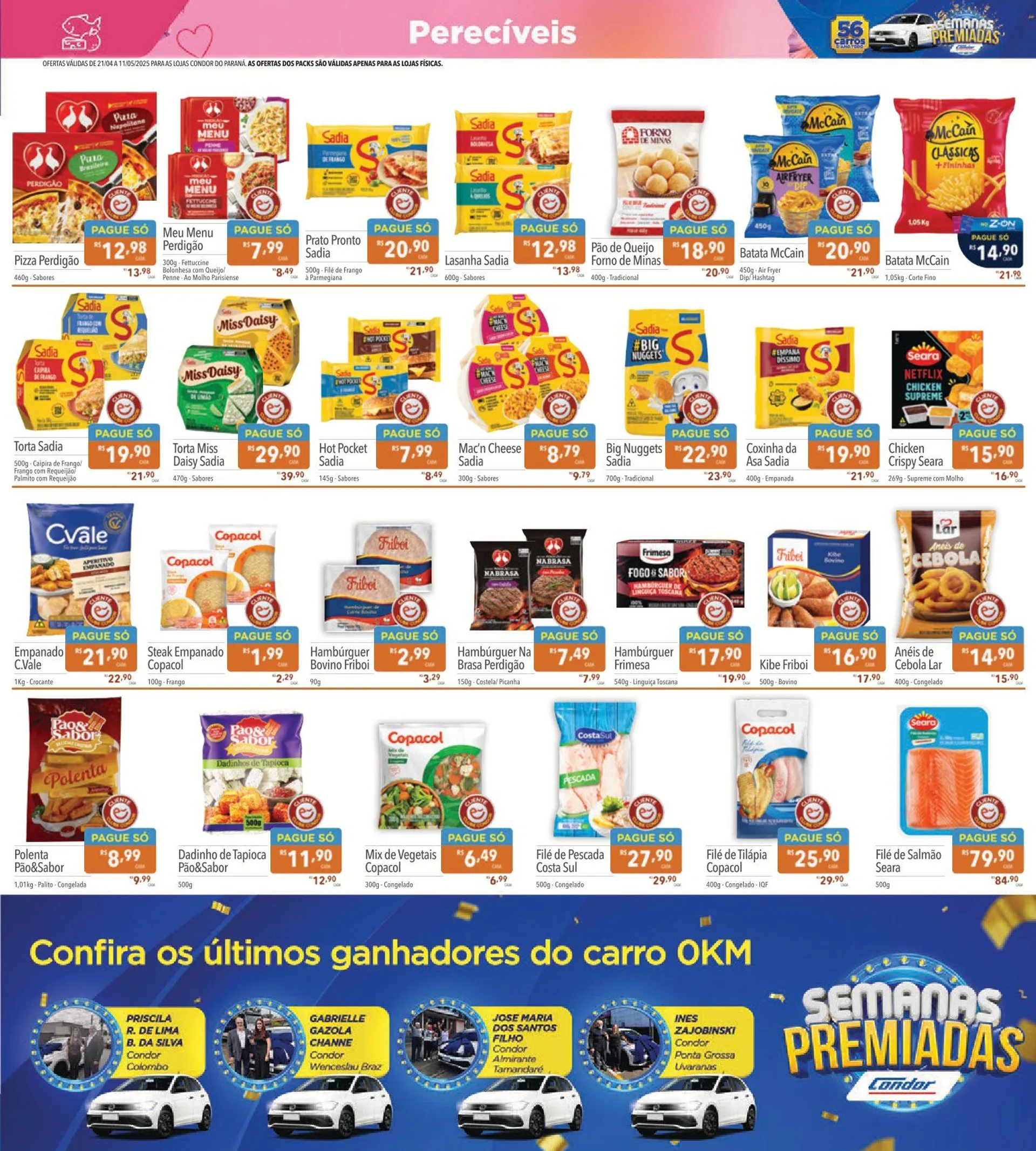 Encarte de Folhetos Supermercados Condor 21 de abril até 14 de maio 2025 - Pagina 13