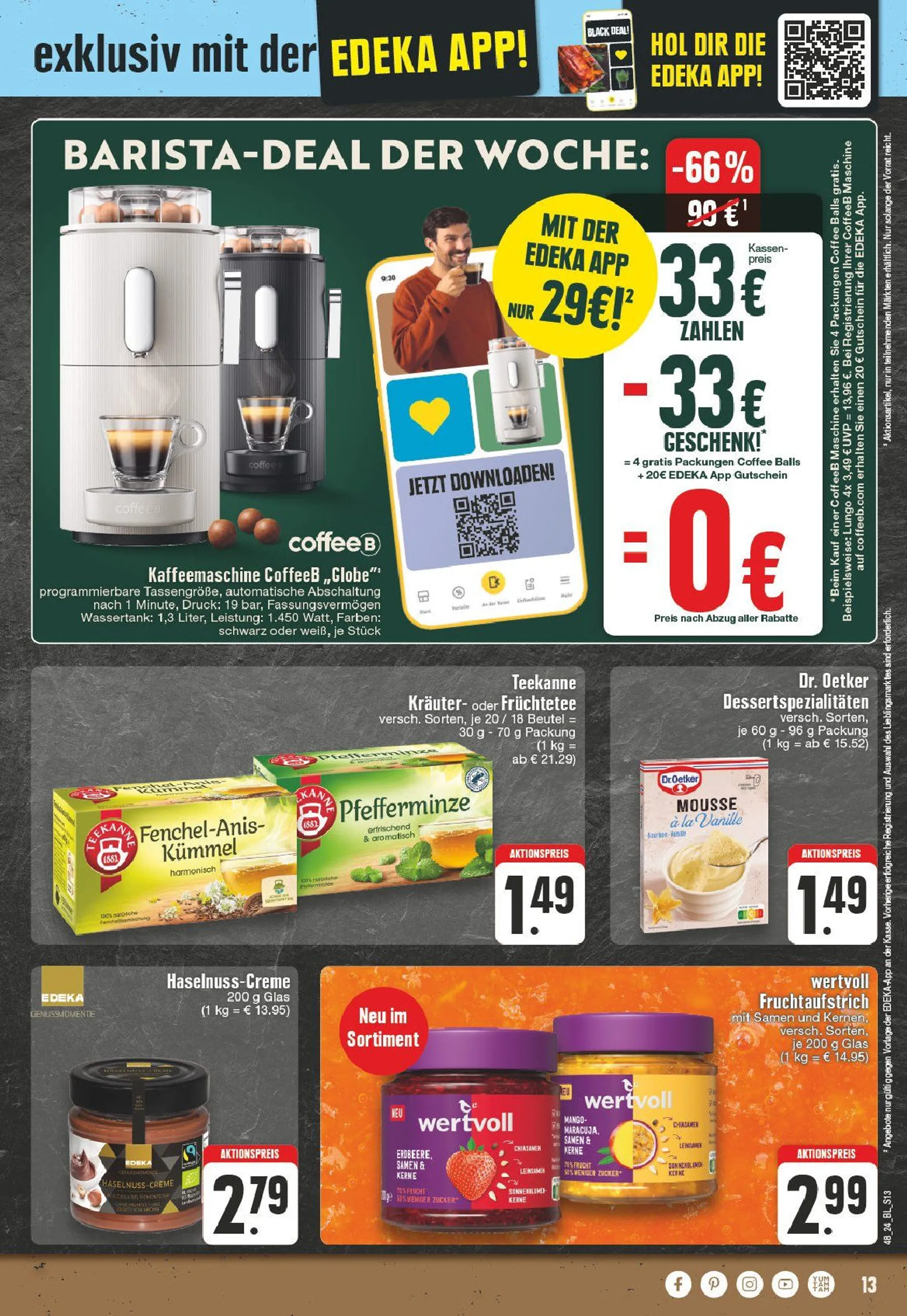 Edeka Propsket von 25. November bis 30. November 2024 - Prospekt seite 13