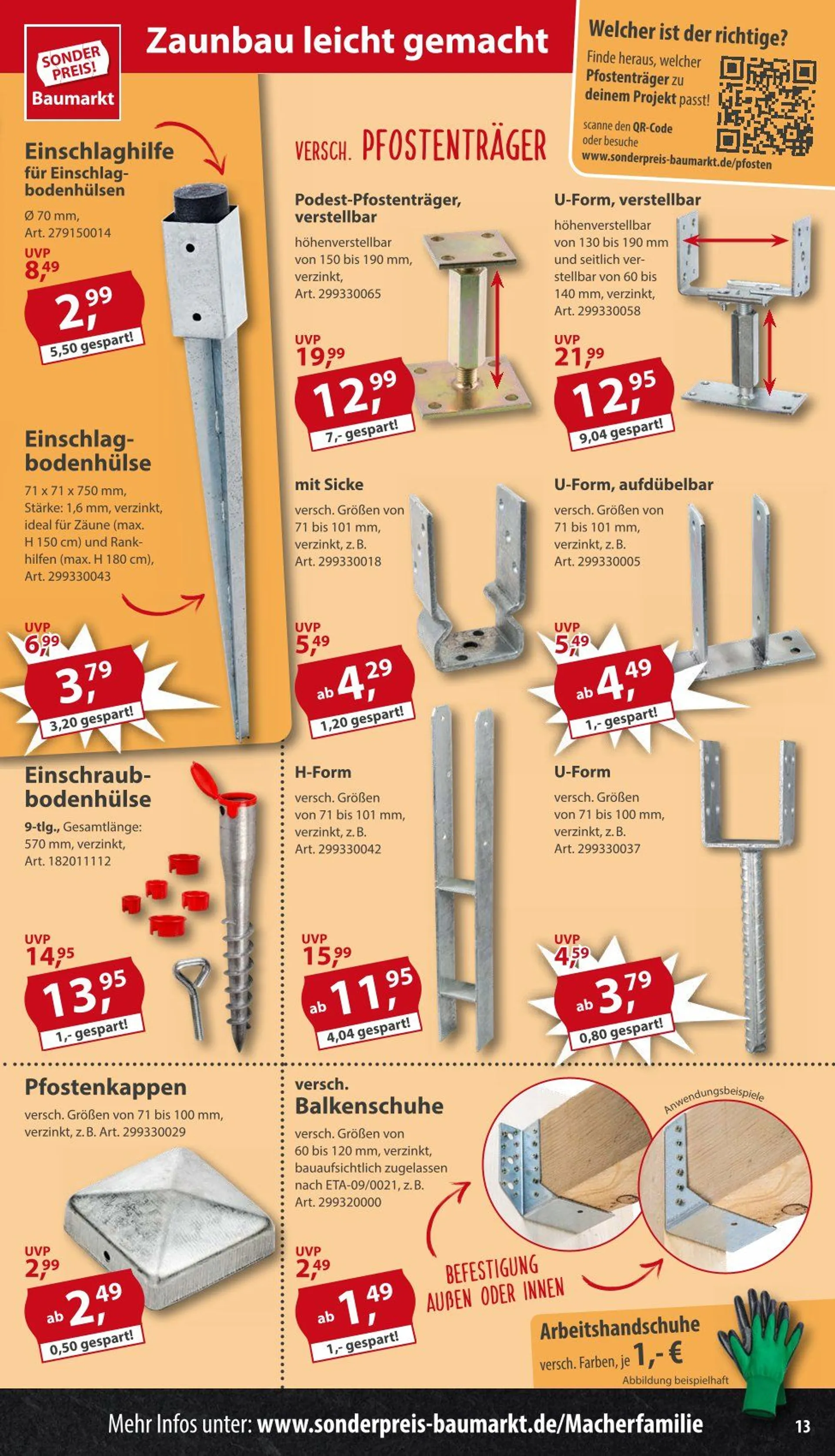 Sonderpreis-Baumarkt Prospekte von 20. Februar bis 21. Februar 2025 - Prospekt seite 13