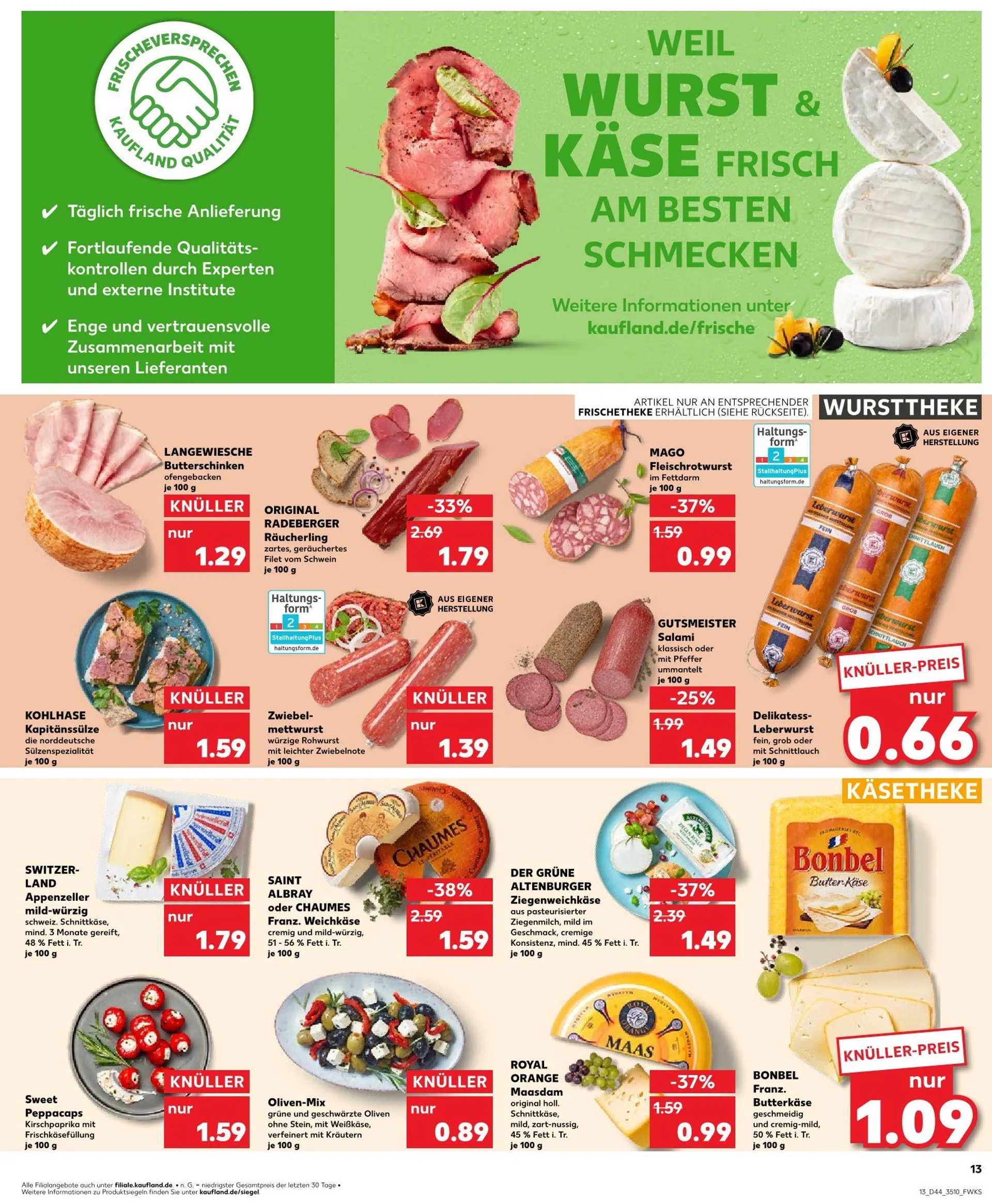 Kaufland Prospekt von 1. November bis 6. November 2024 - Prospekt seite 13