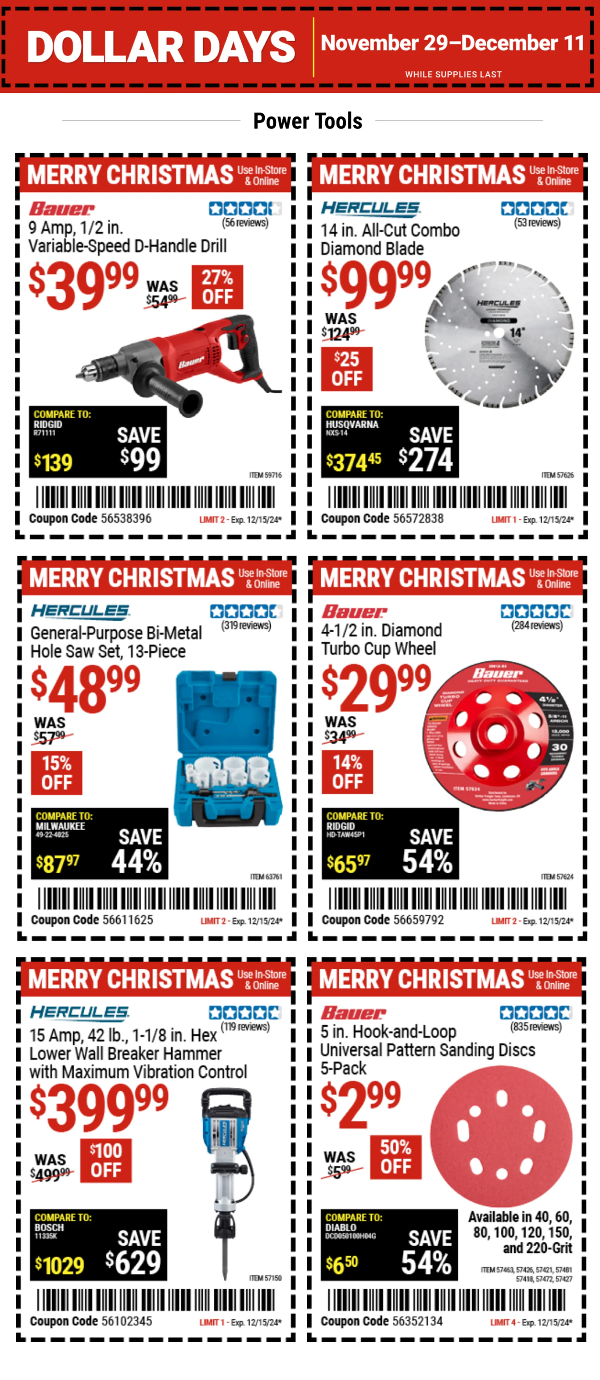 Weekly ad Christmas Coupons from December 9 to December 15 2024 - Page 12