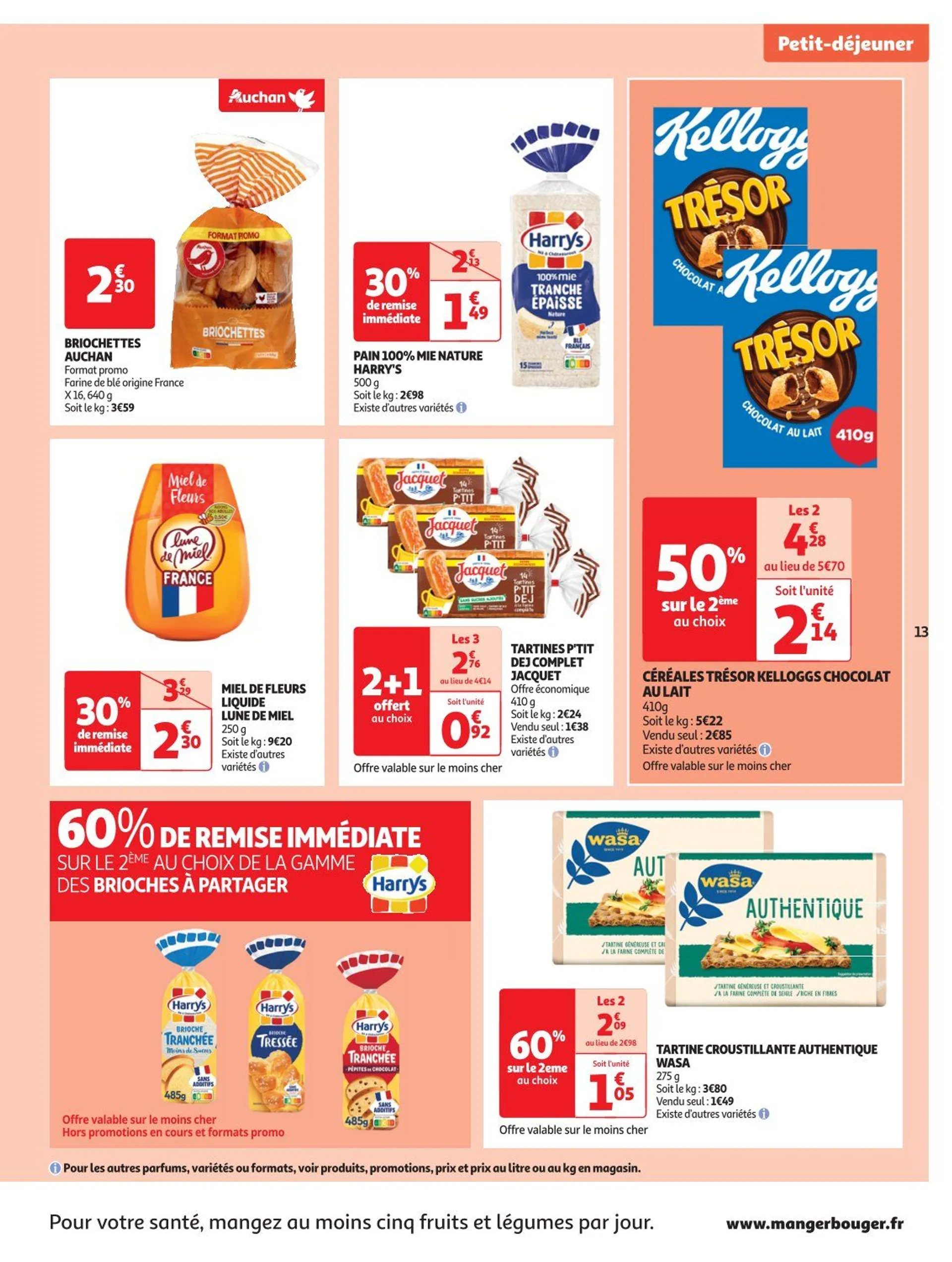 Auchan Offres de brochures du 24 septembre au 6 octobre 2024 - Catalogue page 13