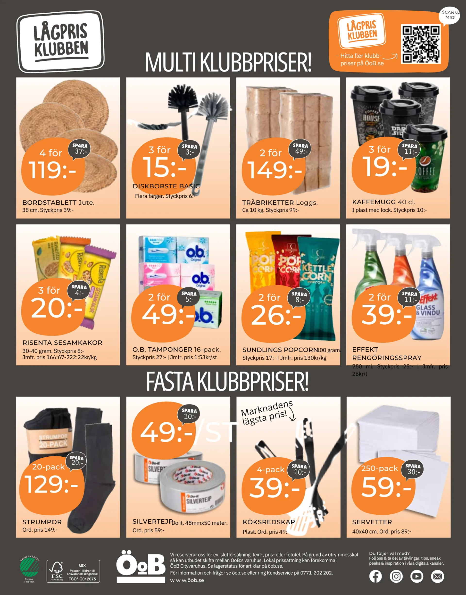 ÖoBs specialerbjudanden från 28 oktober till 3 november 2024 - Reklamblad sidor 12