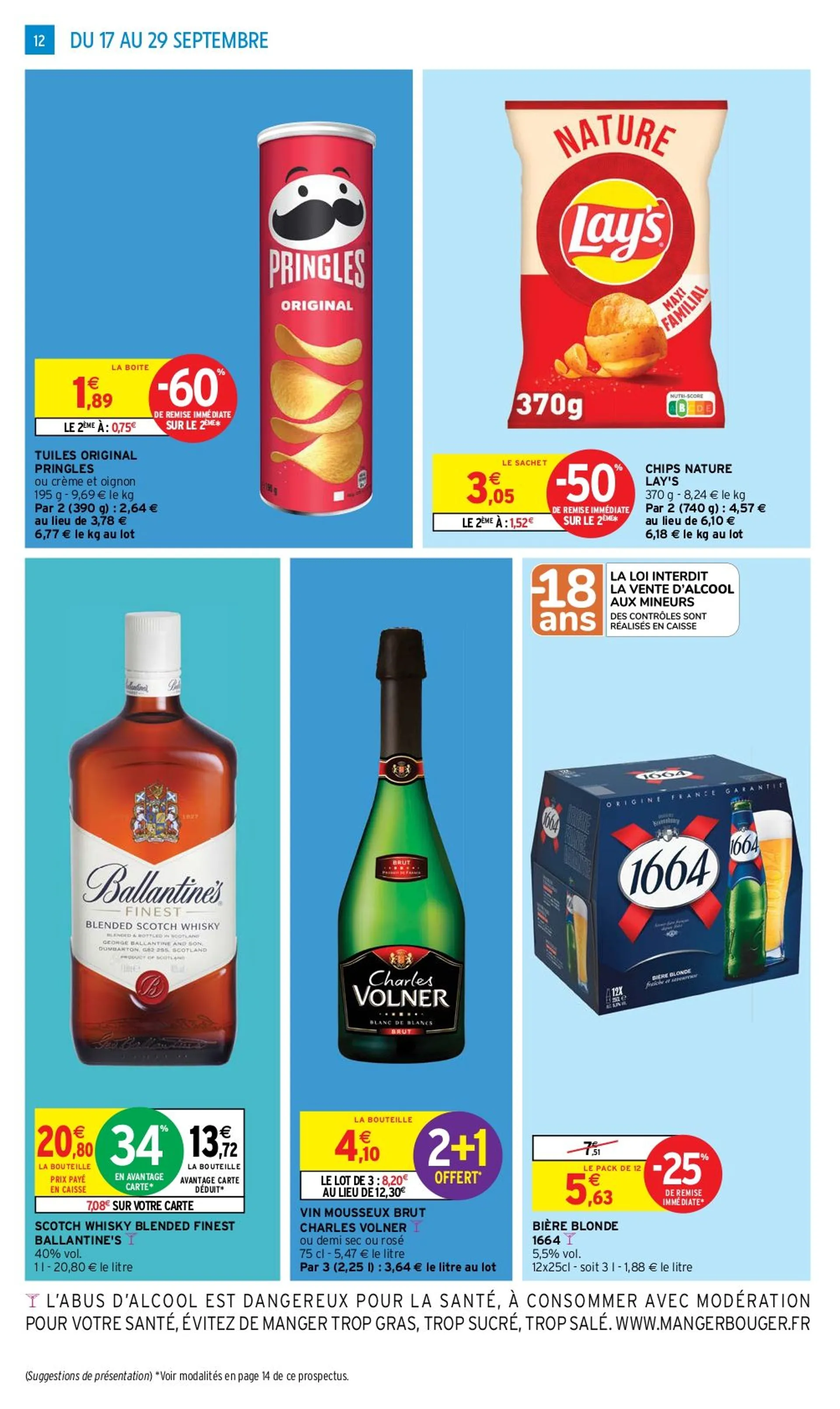 Intermarché Offres de catalogue du 17 septembre au 29 septembre 2024 - Catalogue page 12