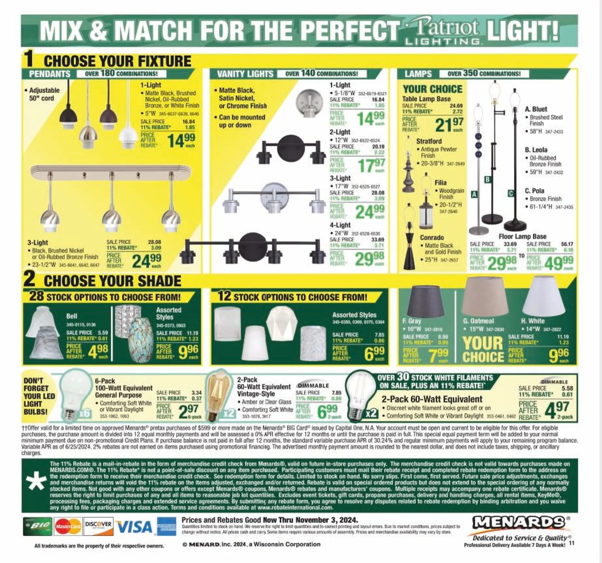 Weekly ad Menards Weekly Flyer from October 24 to November 3 2024 - Page 12