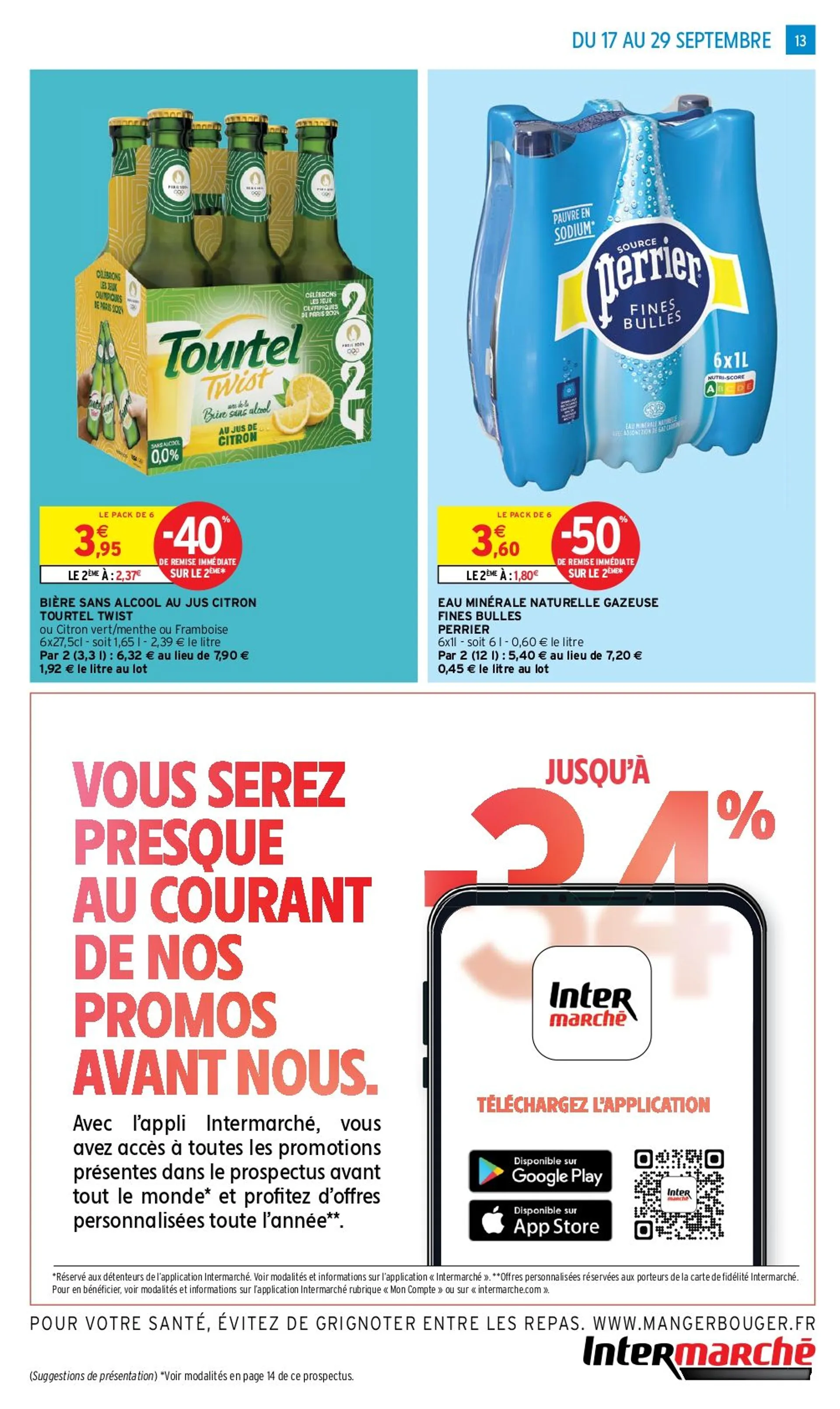 Intermarché Offres de catalogue du 17 septembre au 29 septembre 2024 - Catalogue page 13