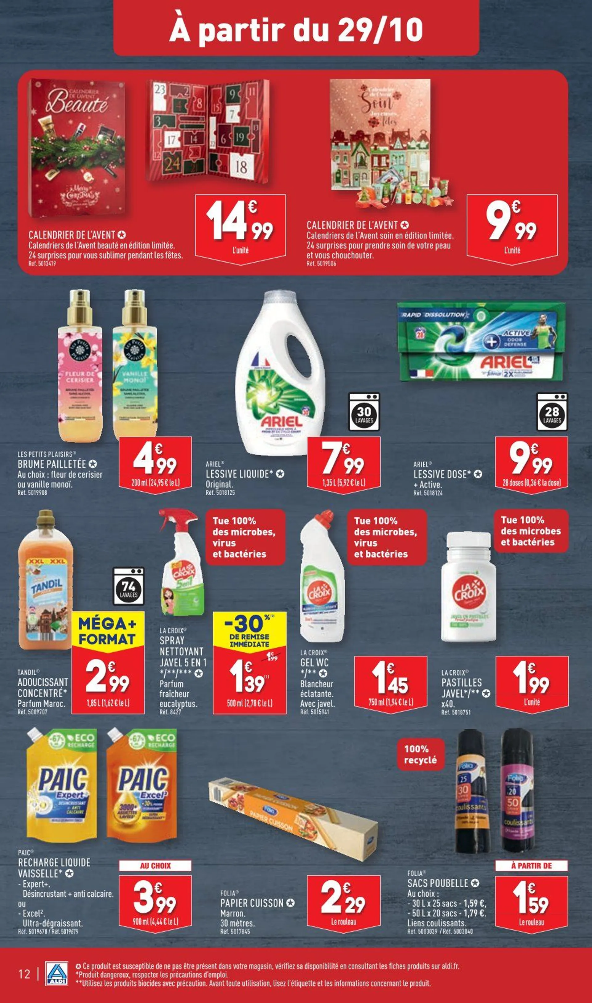 ALDI Brochures Offres du 29 octobre au 4 novembre 2024 - Catalogue page 14