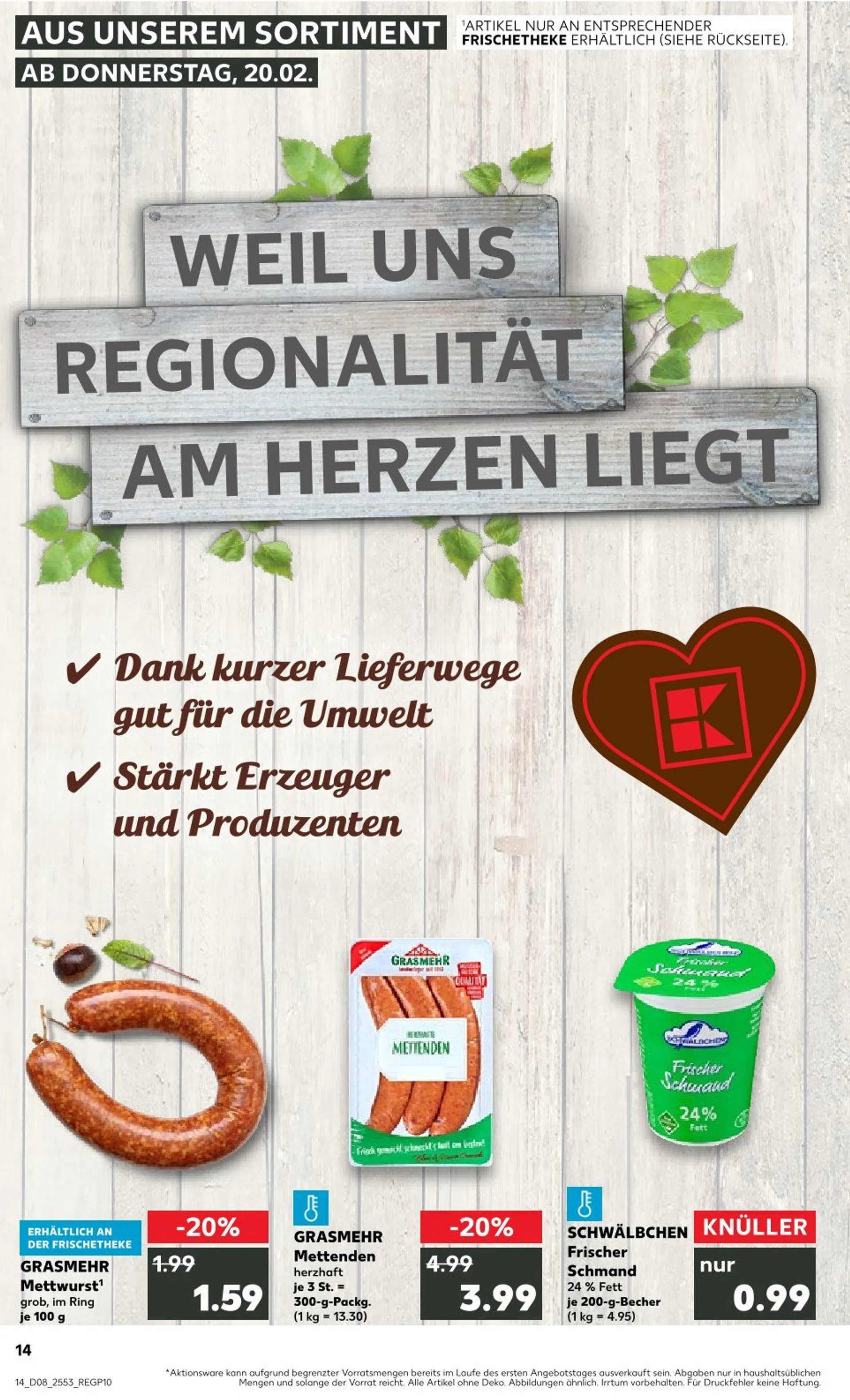 Kaufland Prospekt von 20. Februar bis 26. Februar 2025 - Prospekt seite 14