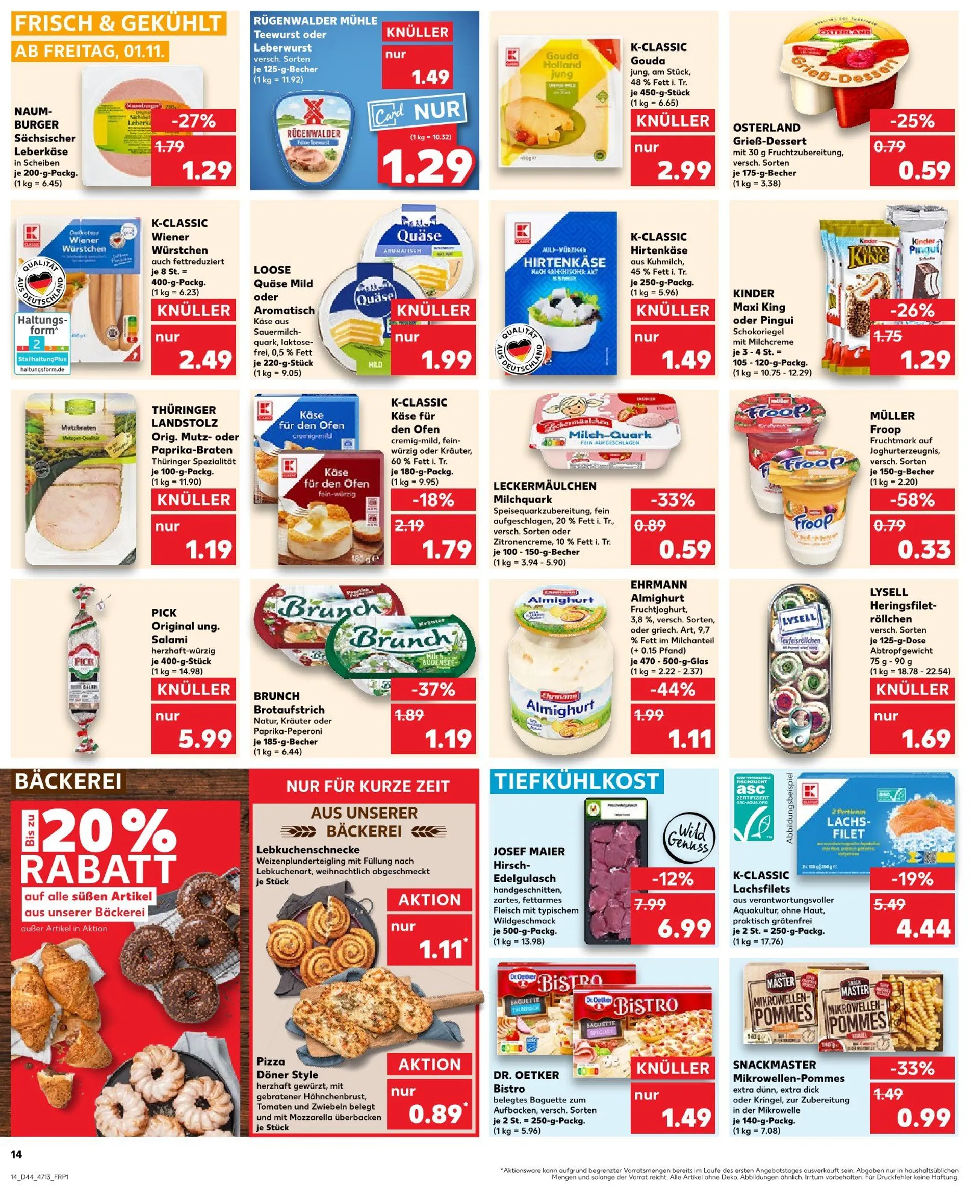 Kaufland Prospekt von 1. November bis 6. November 2024 - Prospekt seite 14