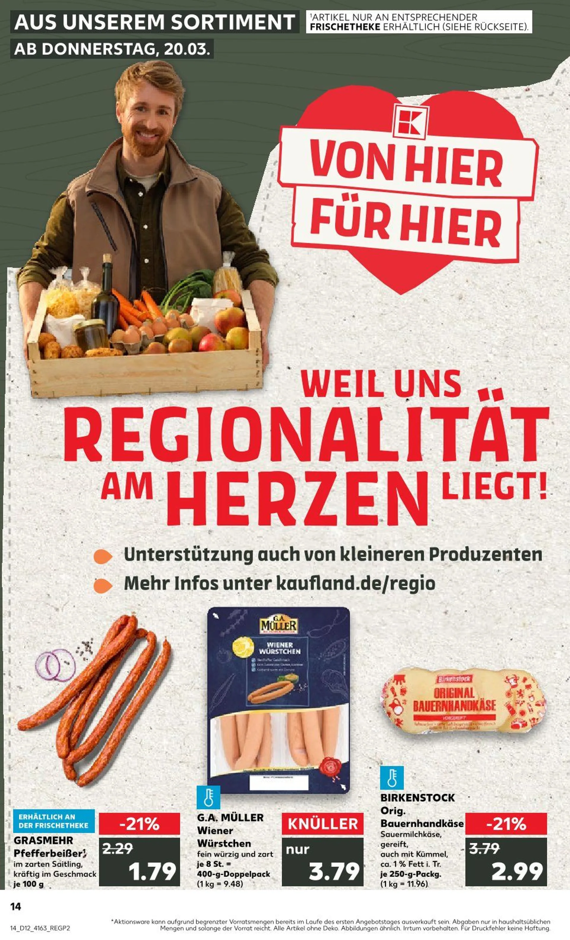 Kaufland Prospekt von 20. März bis 26. März 2025 - Prospekt seite 14
