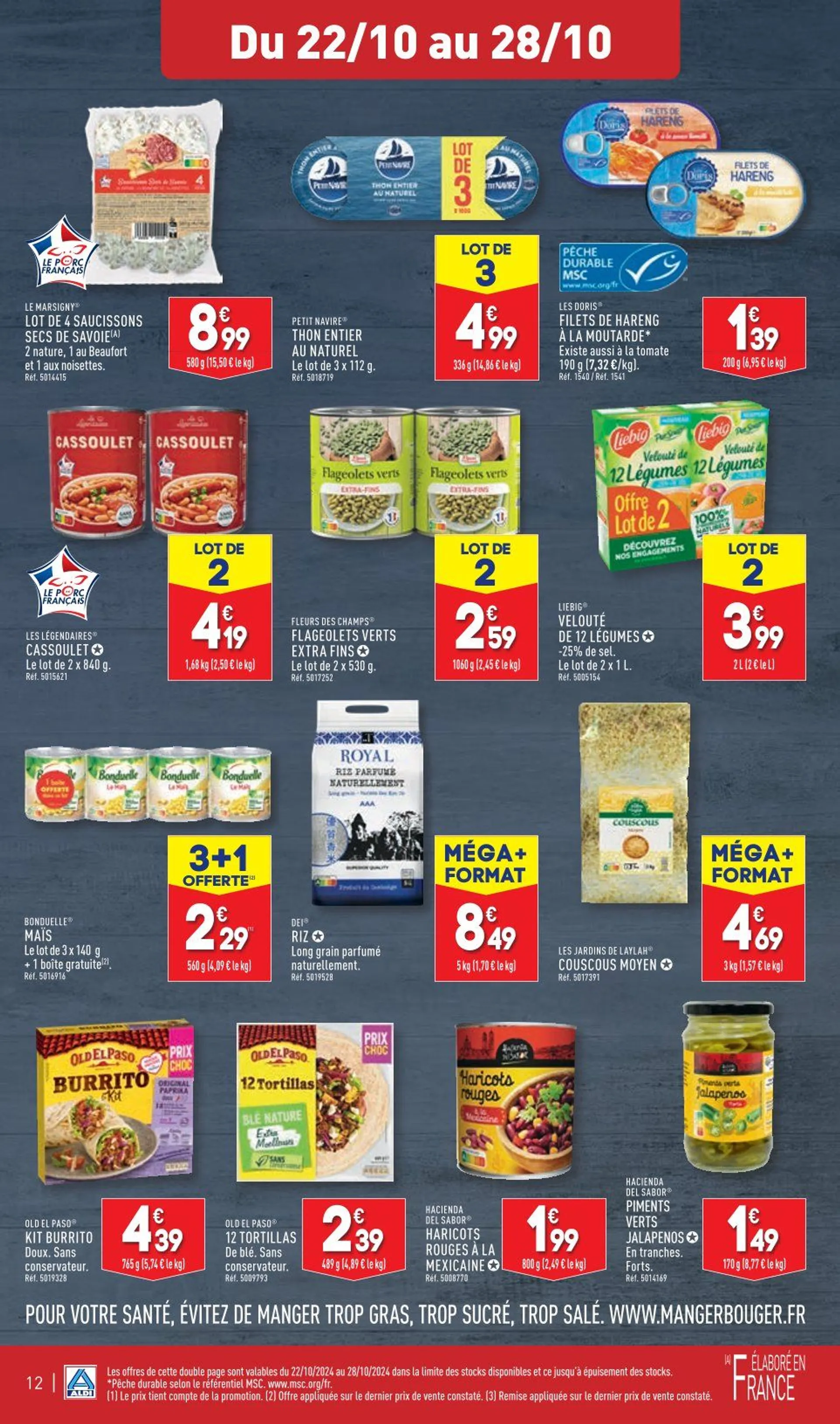 ALDI Brochures Offres du 22 octobre au 28 octobre 2024 - Catalogue page 14