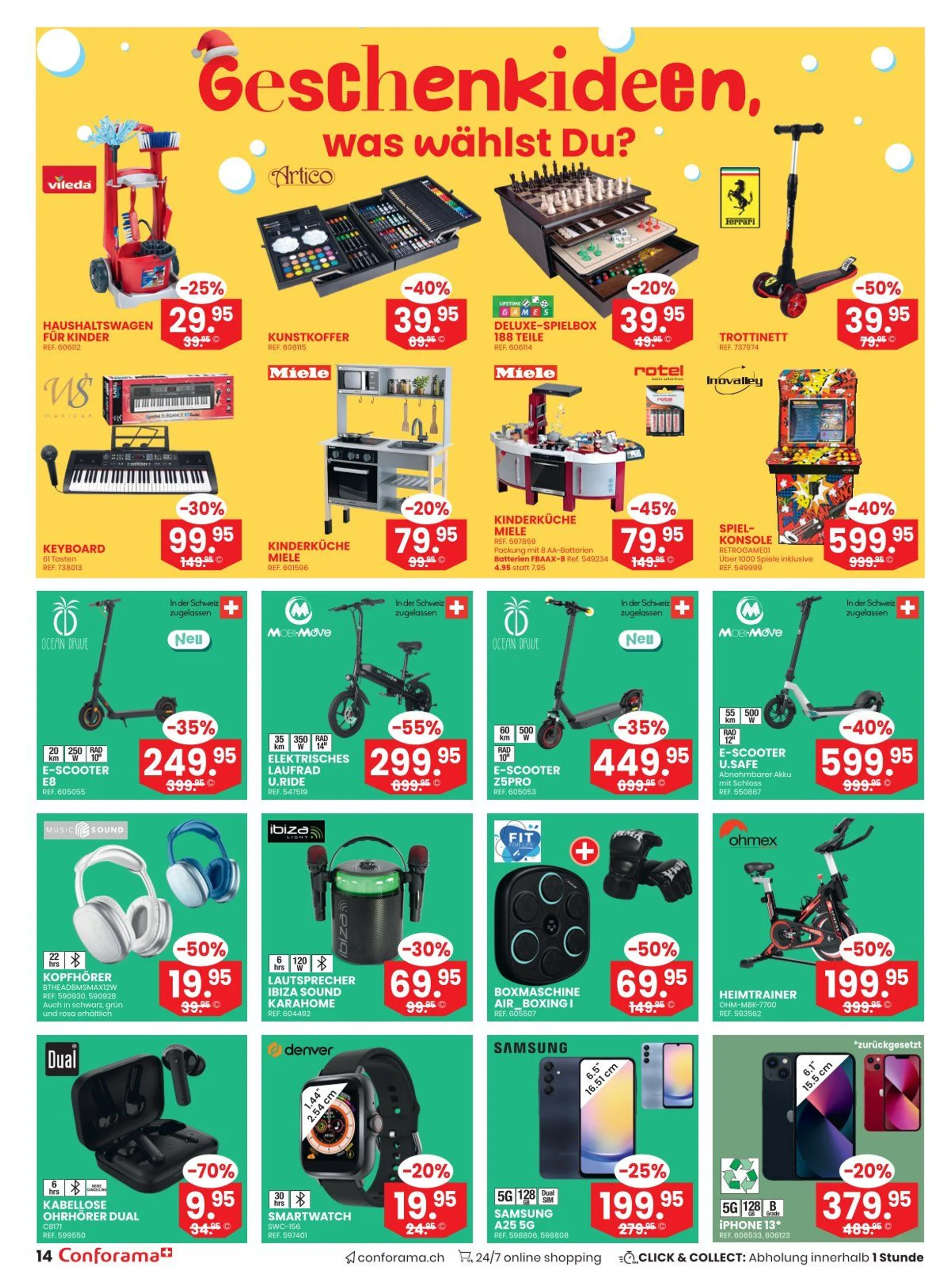 Conforama Prospekt von 19. Dezember bis 30. Dezember 2024 - Prospekt seite  14