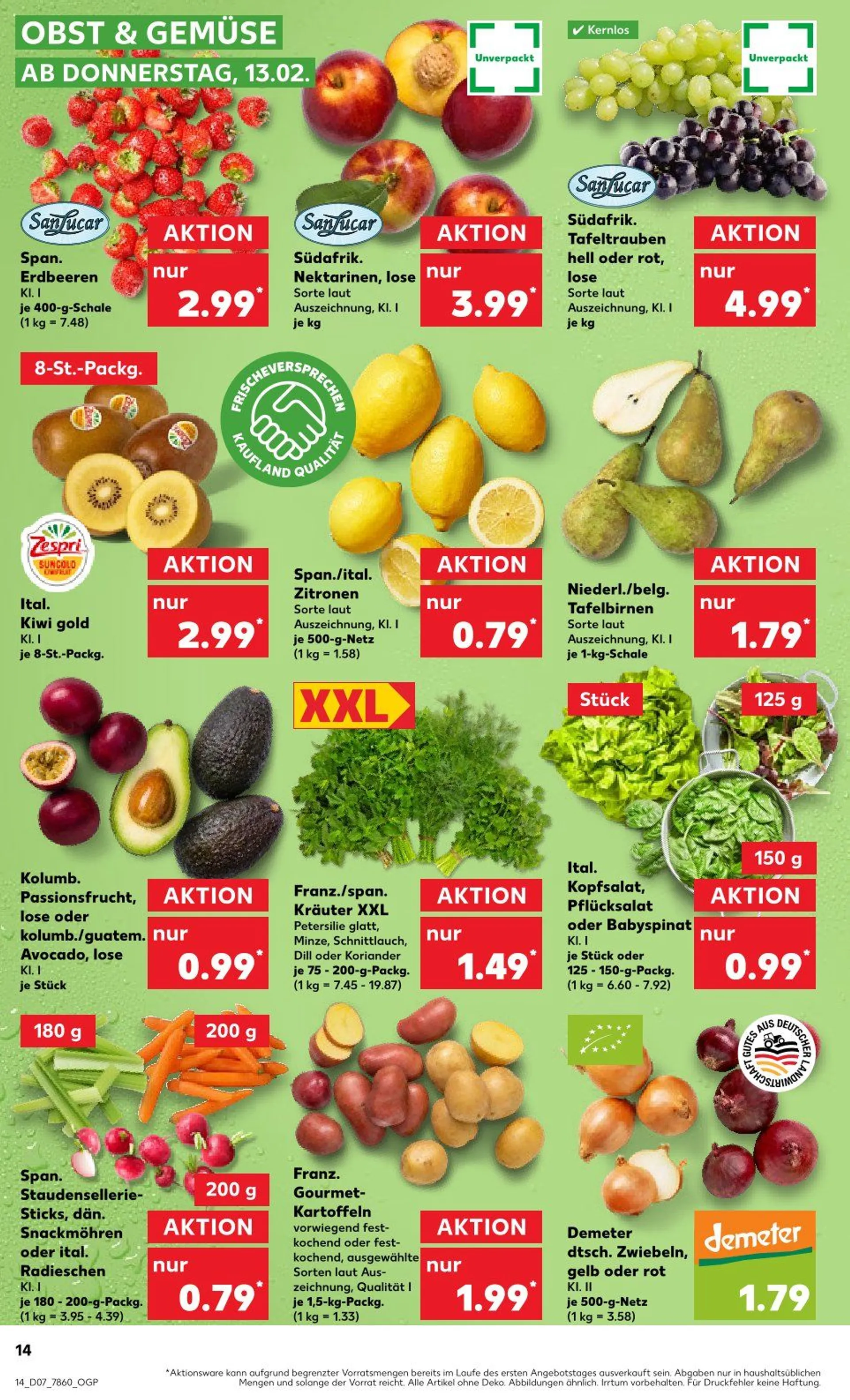 Kaufland Prospekt von 13. Februar bis 19. Februar 2025 - Prospekt seite 14