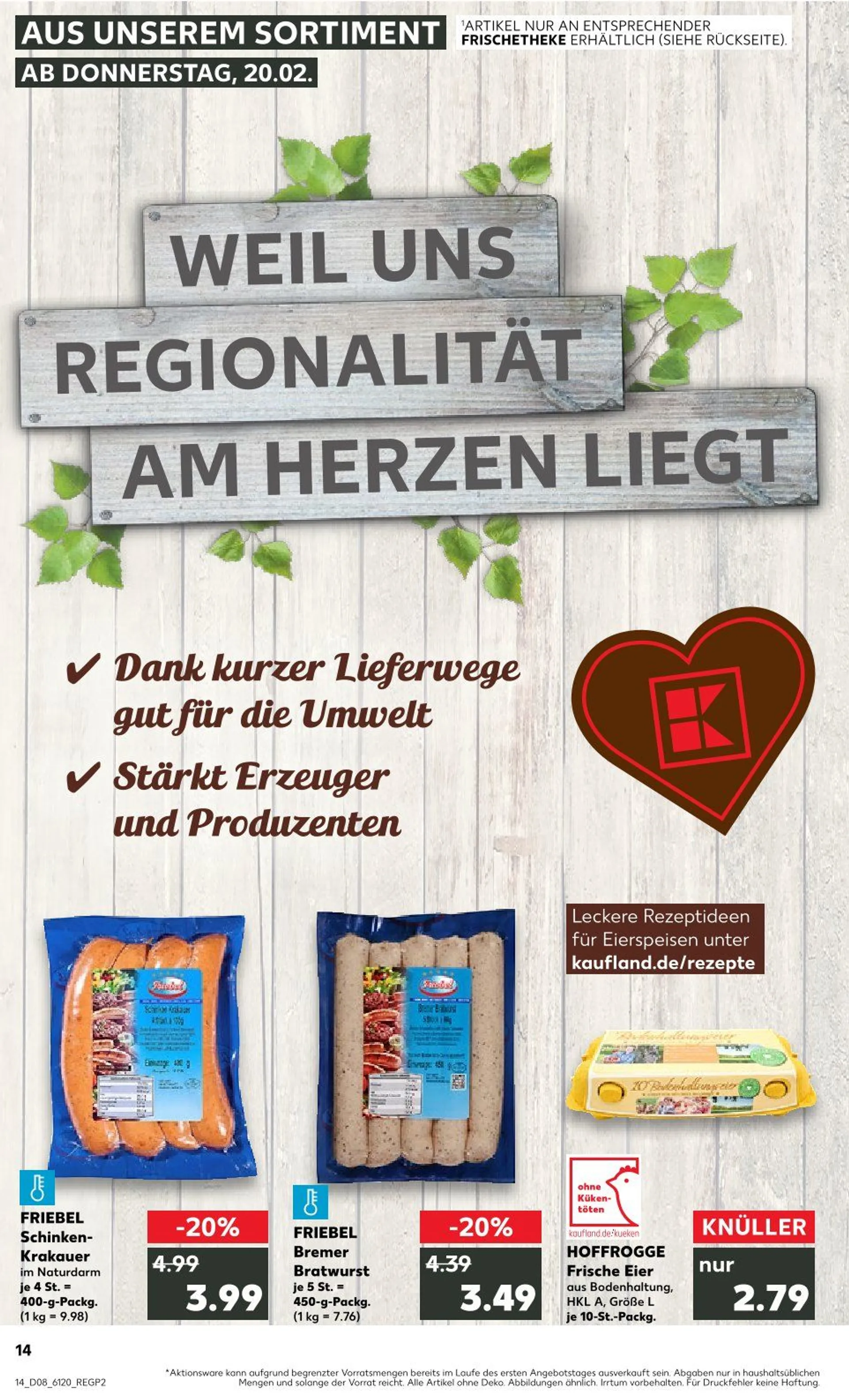 Kaufland Prospekt von 20. Februar bis 26. Februar 2025 - Prospekt seite 14